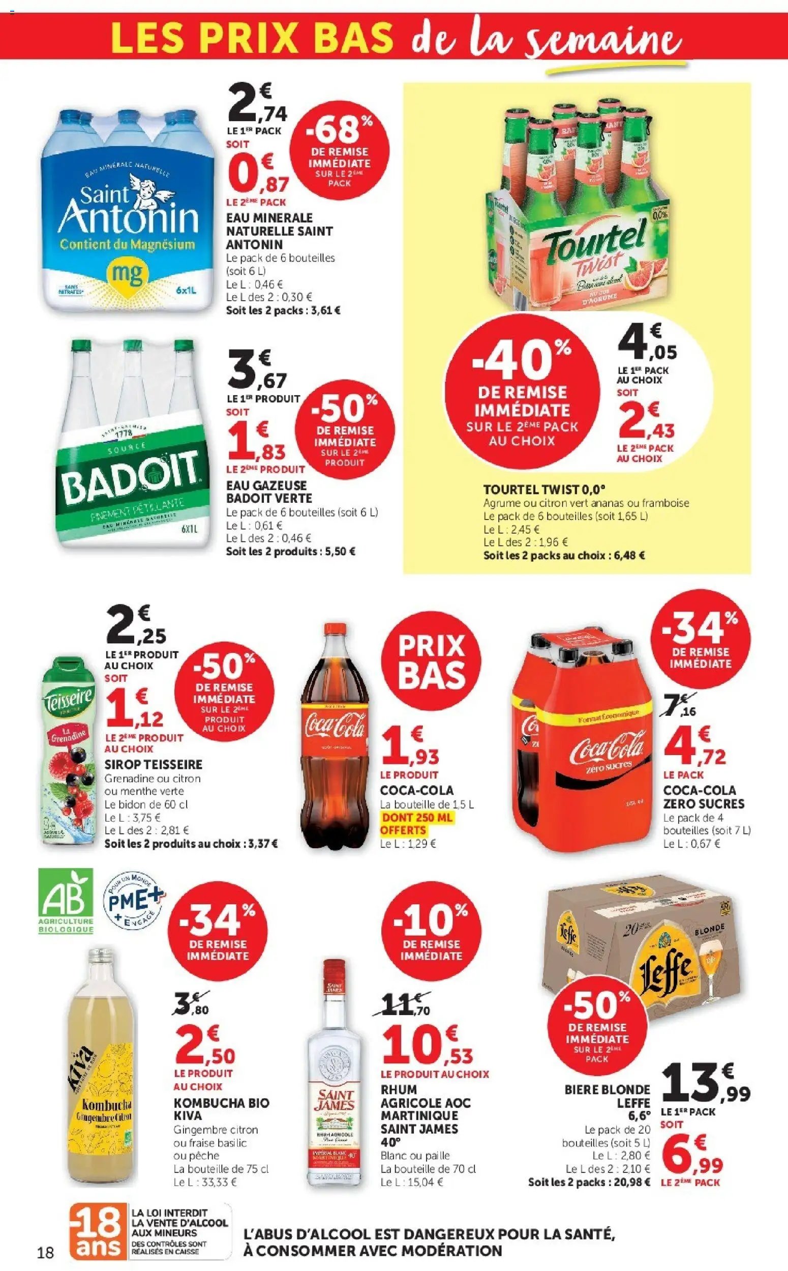 Super U - Les prix bas de la semaine