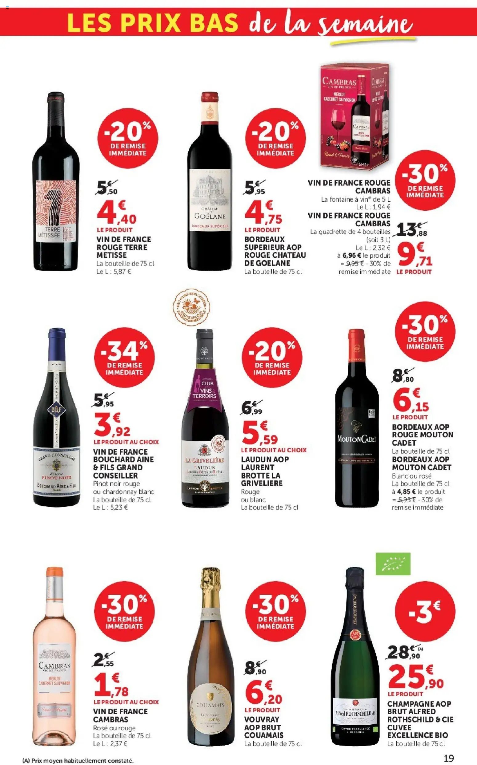 Super U - Les prix bas de la semaine