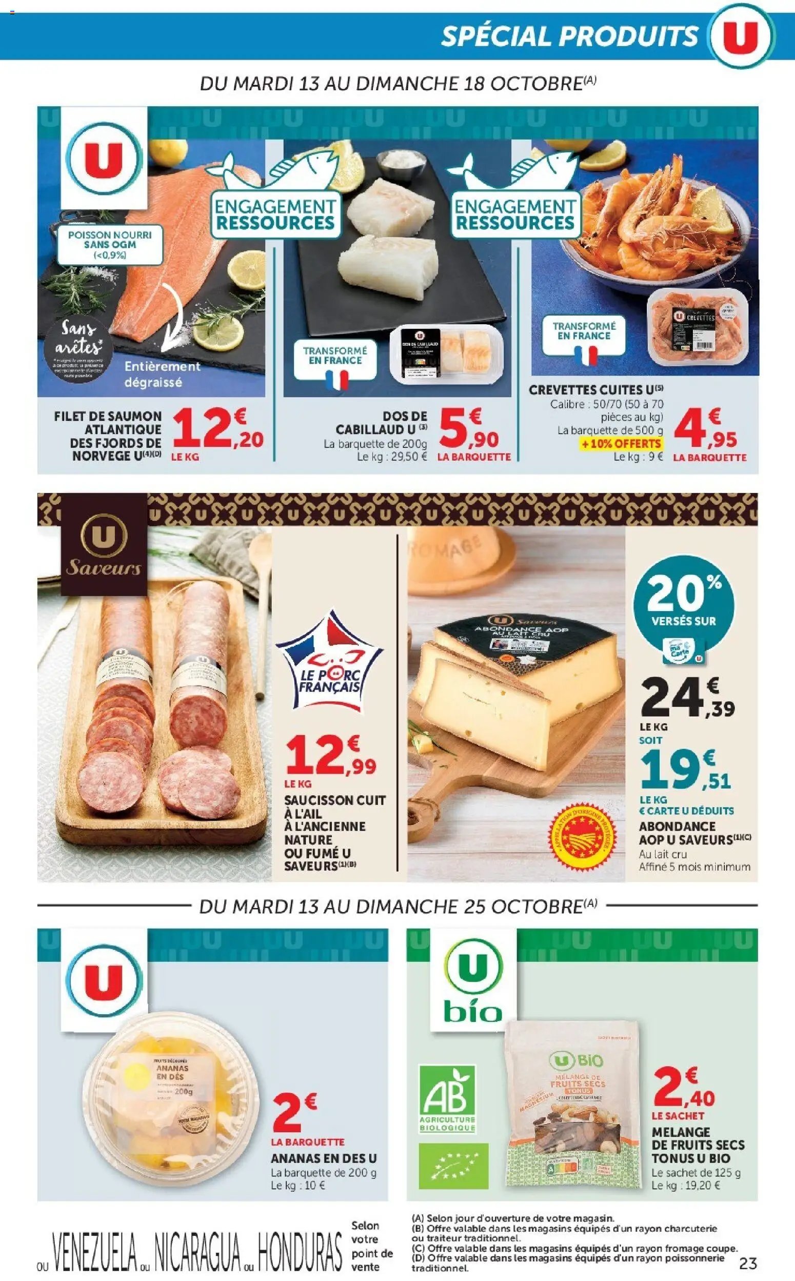 Super U - Les prix bas de la semaine