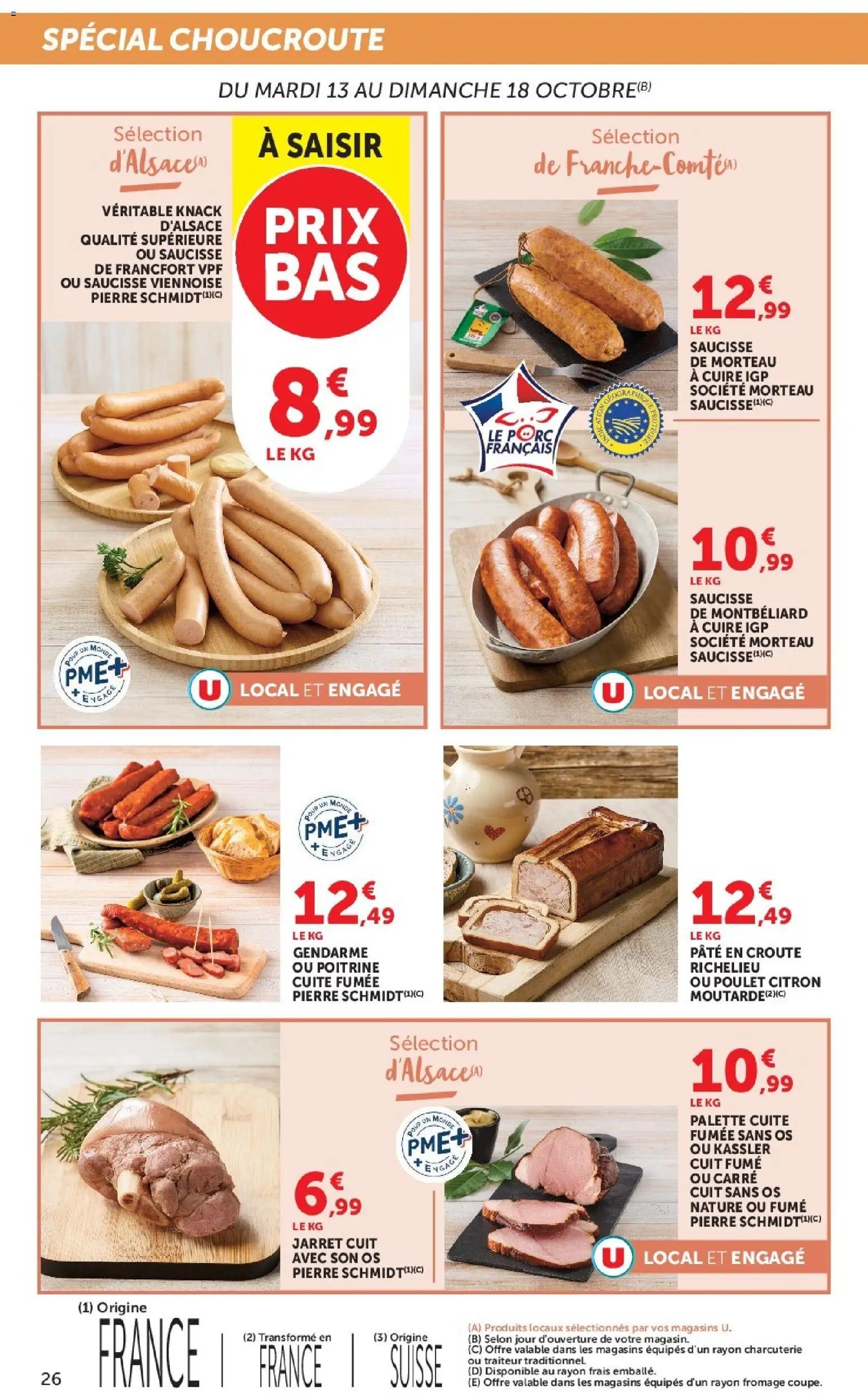 Super U - Les prix bas de la semaine