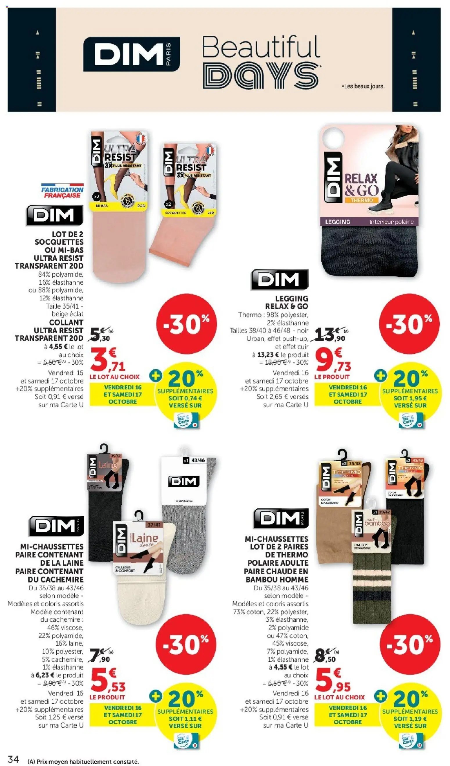 Super U - Les prix bas de la semaine