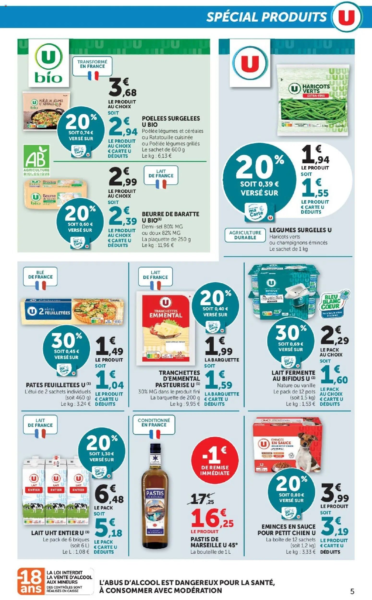 Super U - Les prix bas de la semaine