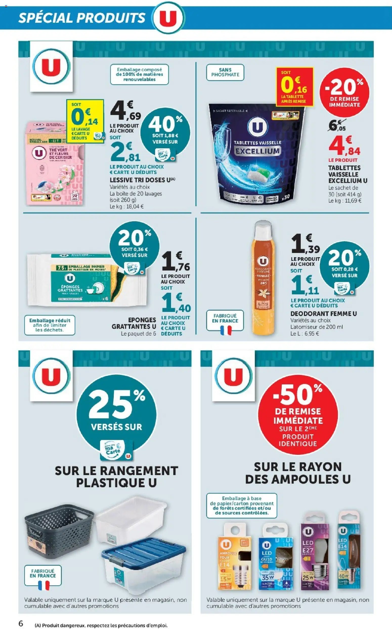 Super U - Les prix bas de la semaine