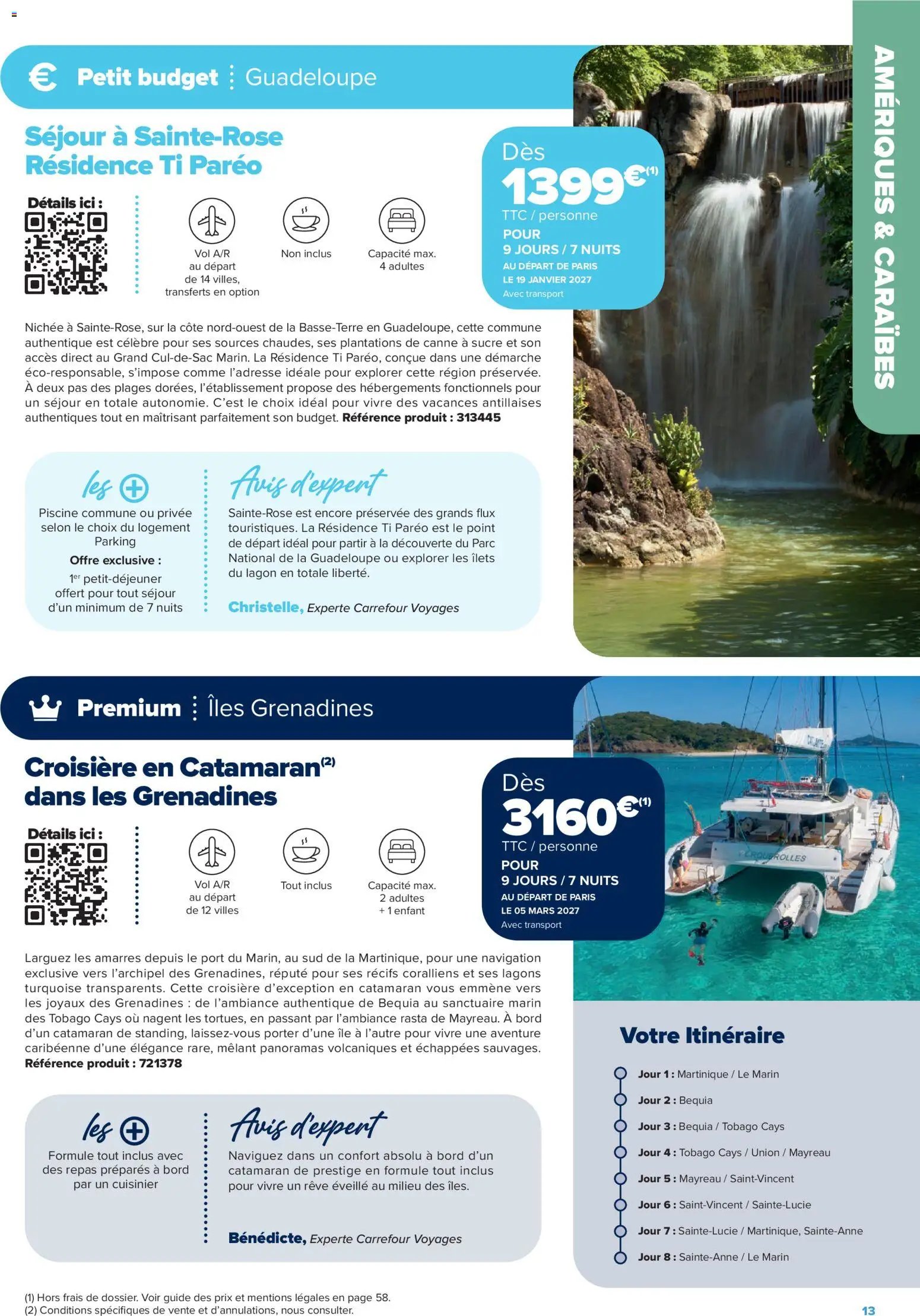 Carrefour Séjours & circuits - les créations carrefour voyages