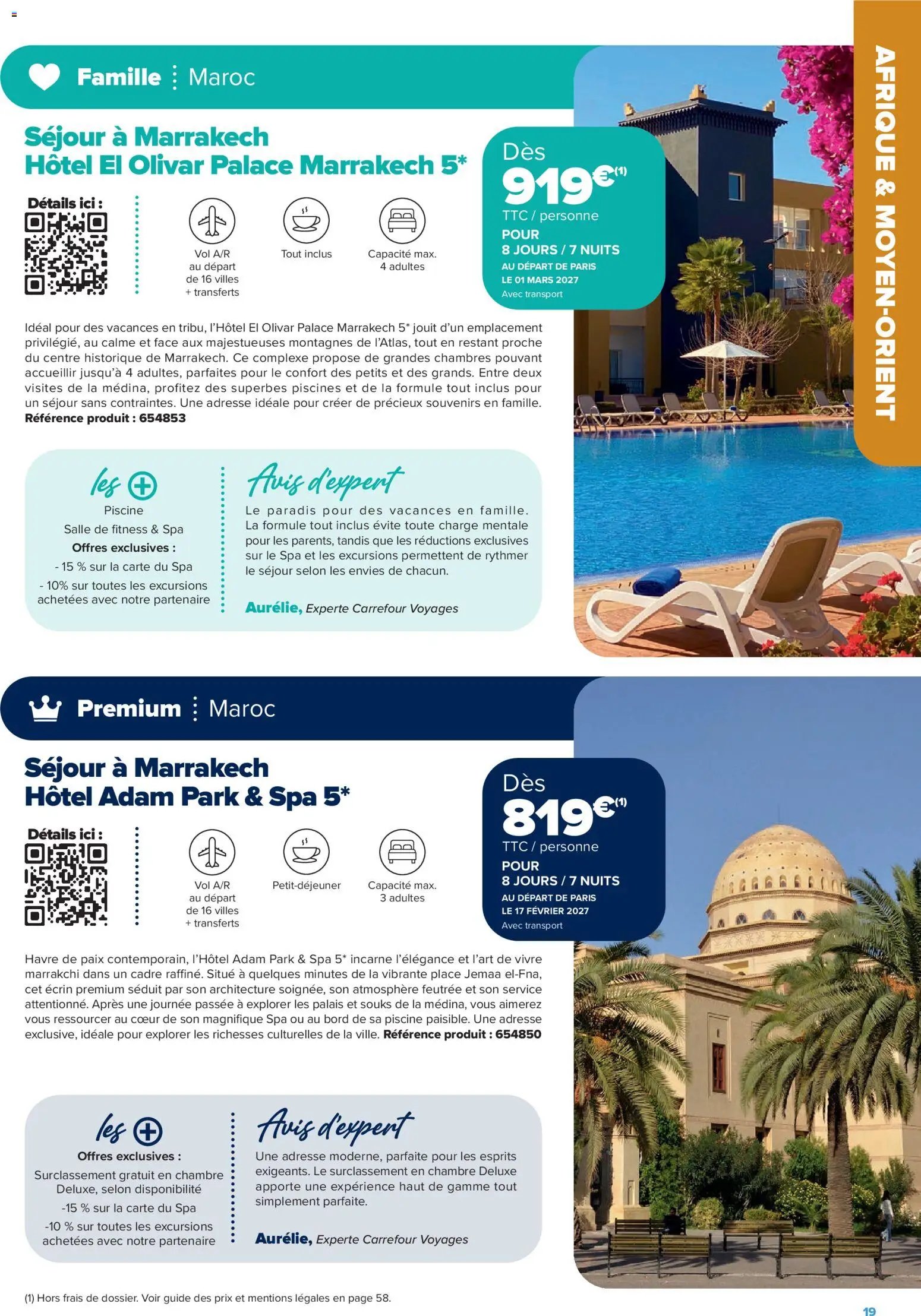 Carrefour Séjours & circuits - les créations carrefour voyages
