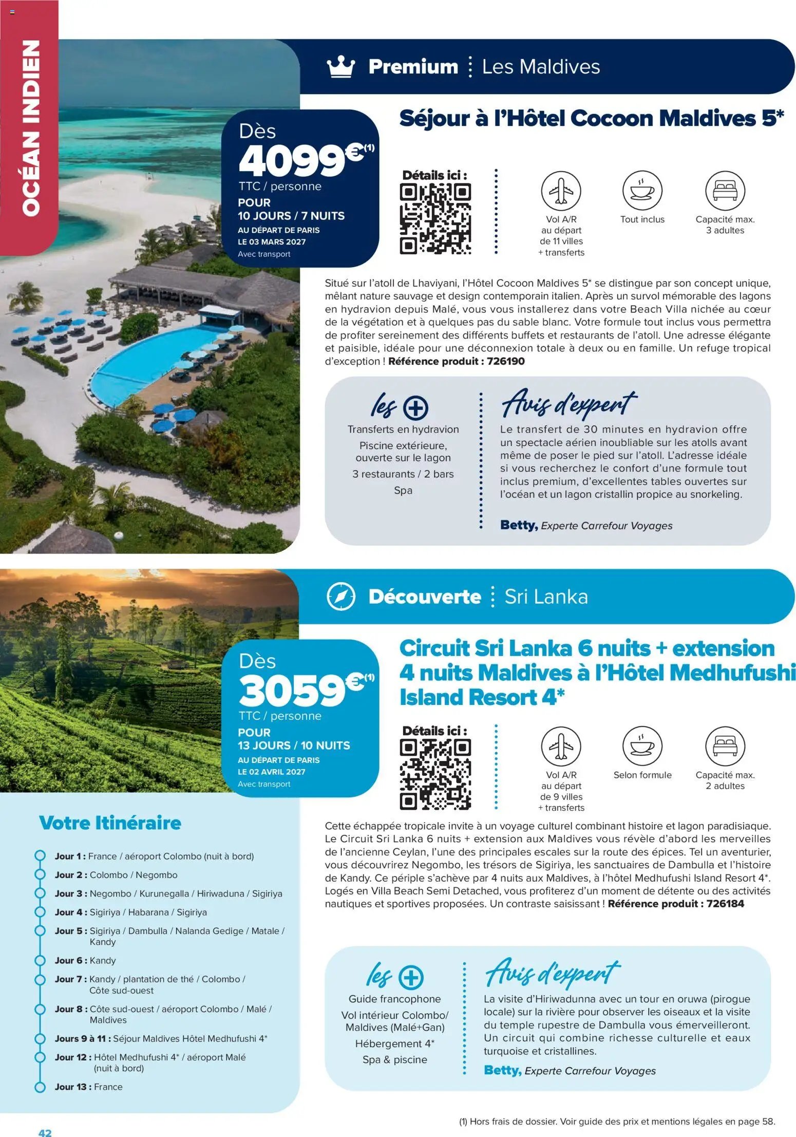 Carrefour Séjours & circuits - les créations carrefour voyages