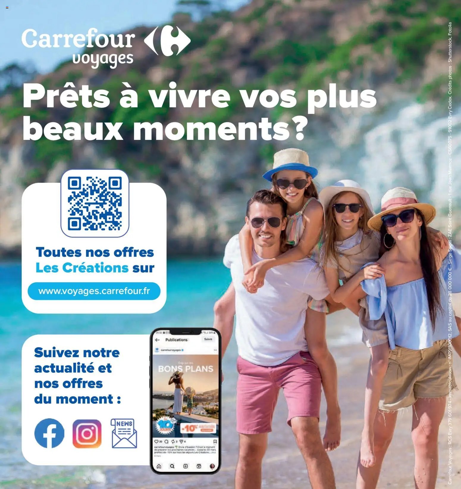 Carrefour Séjours & circuits - les créations carrefour voyages