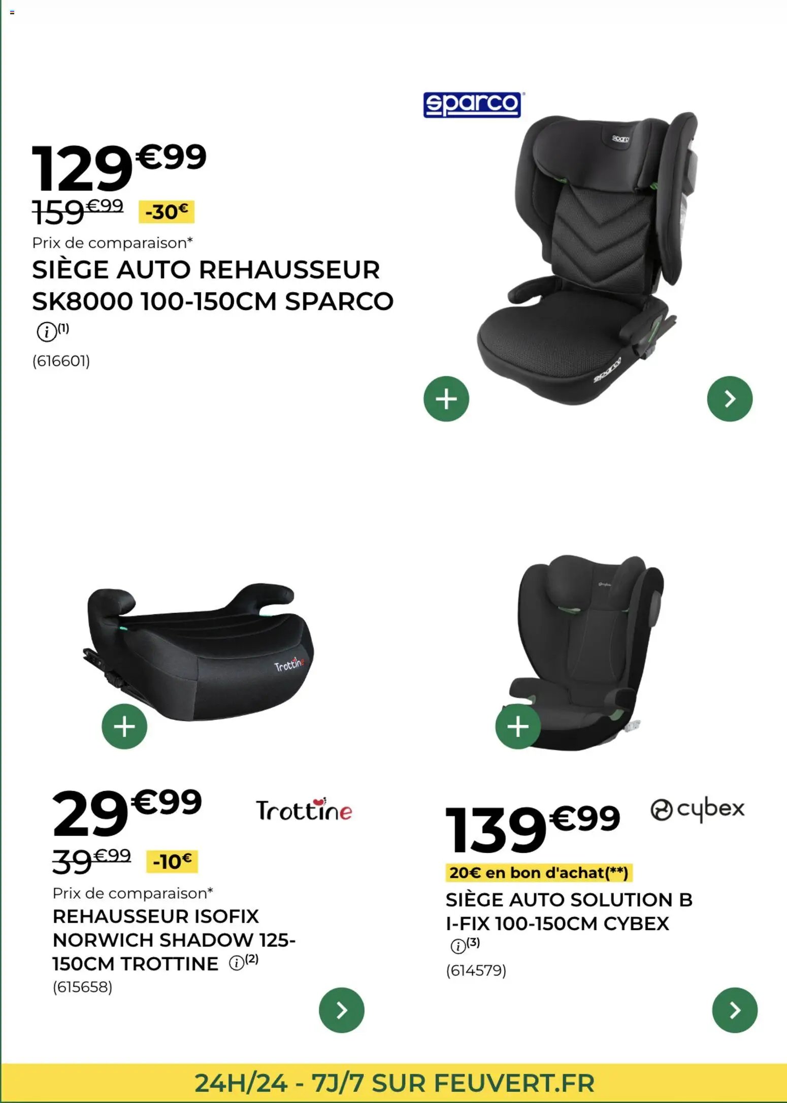 Feu Vert catalogue