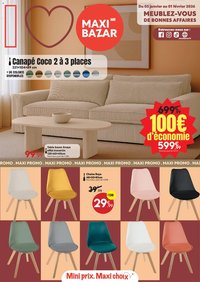 Maxi Bazar - Catalogue Meublez-vous de bonnes affaires