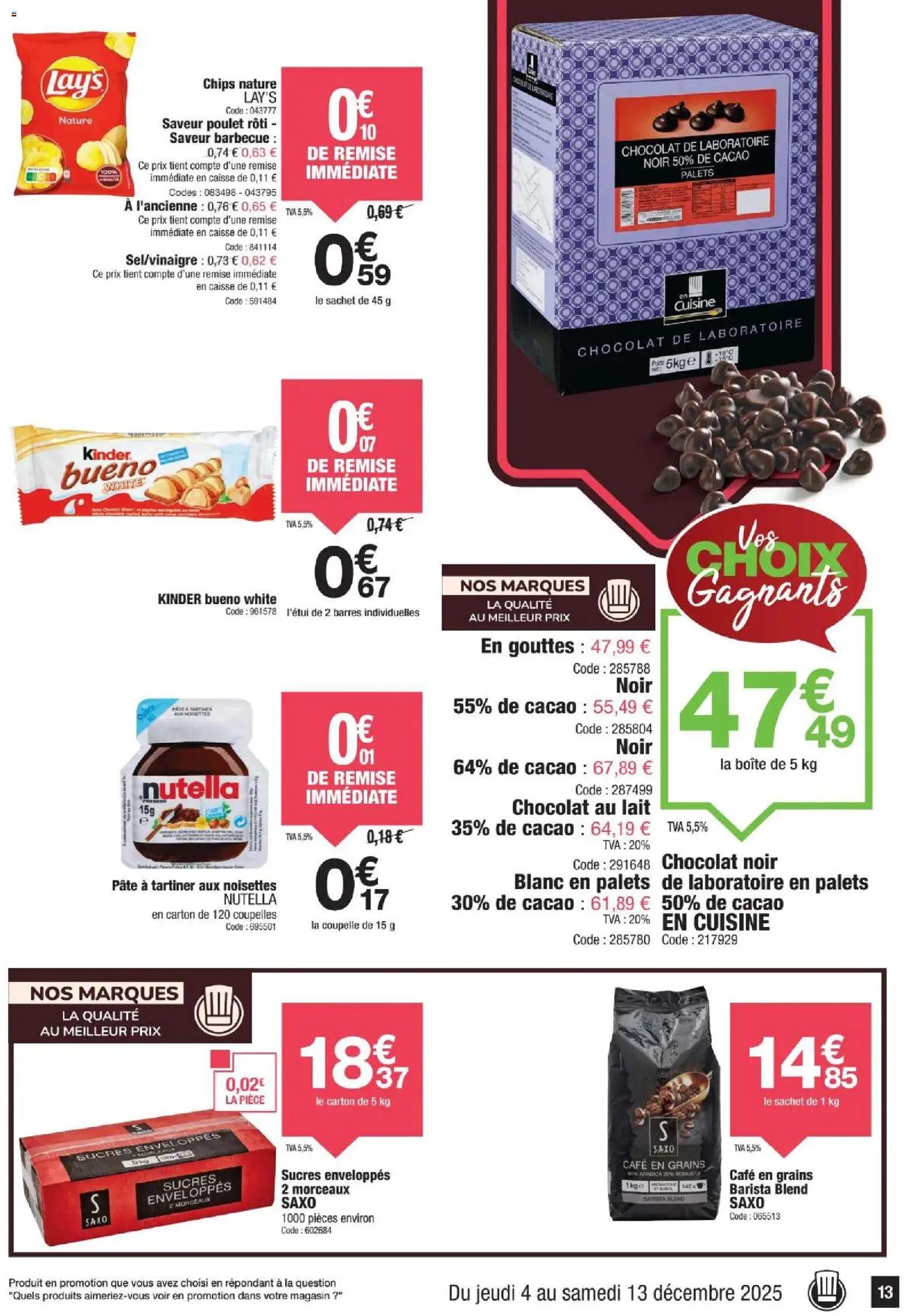 Promocash Vos Promos (2025-12-04 - 2025-12-13)