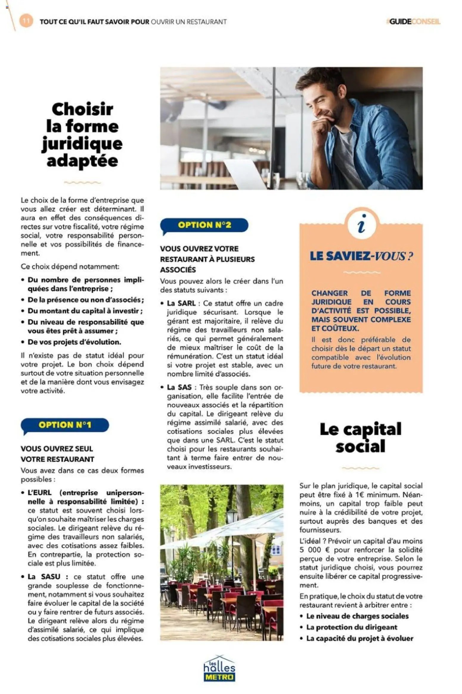 METRO - Tout ce qu'il faut savoir pour ouvrir un restaurant