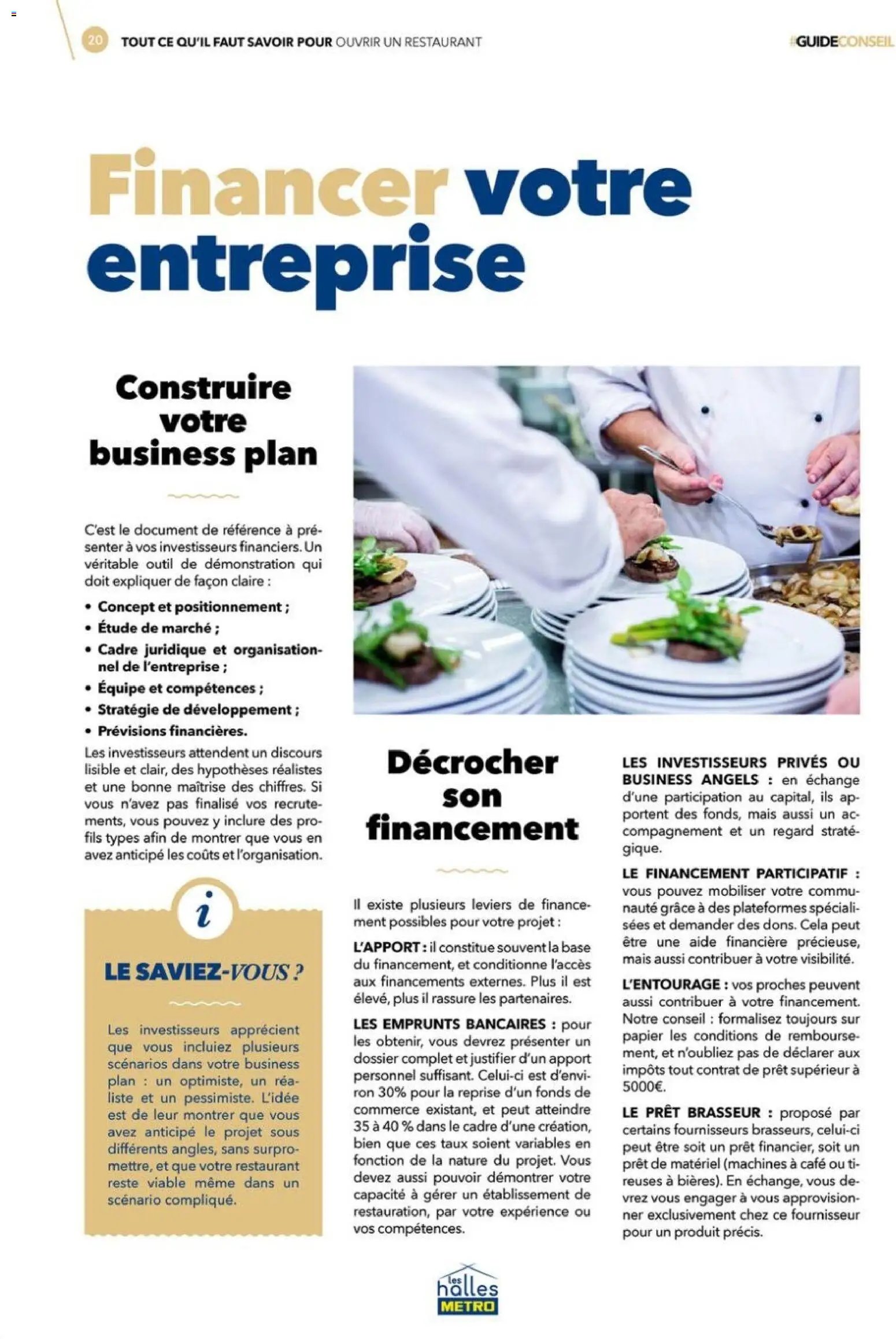 METRO - Tout ce qu'il faut savoir pour ouvrir un restaurant