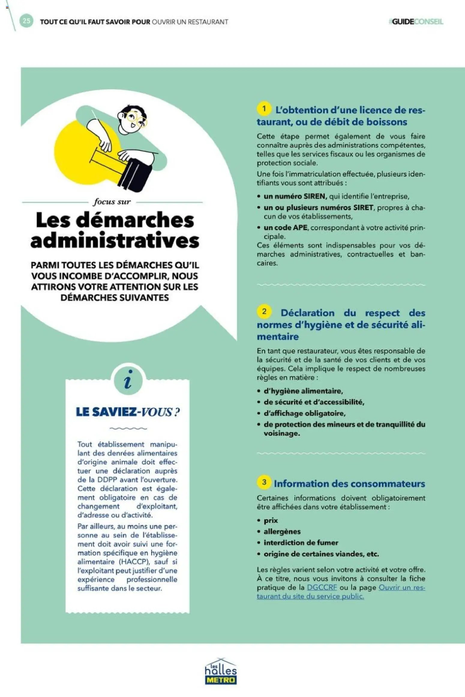 METRO - Tout ce qu'il faut savoir pour ouvrir un restaurant