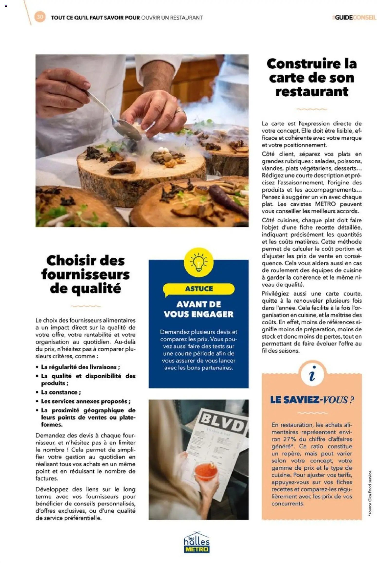 METRO - Tout ce qu'il faut savoir pour ouvrir un restaurant