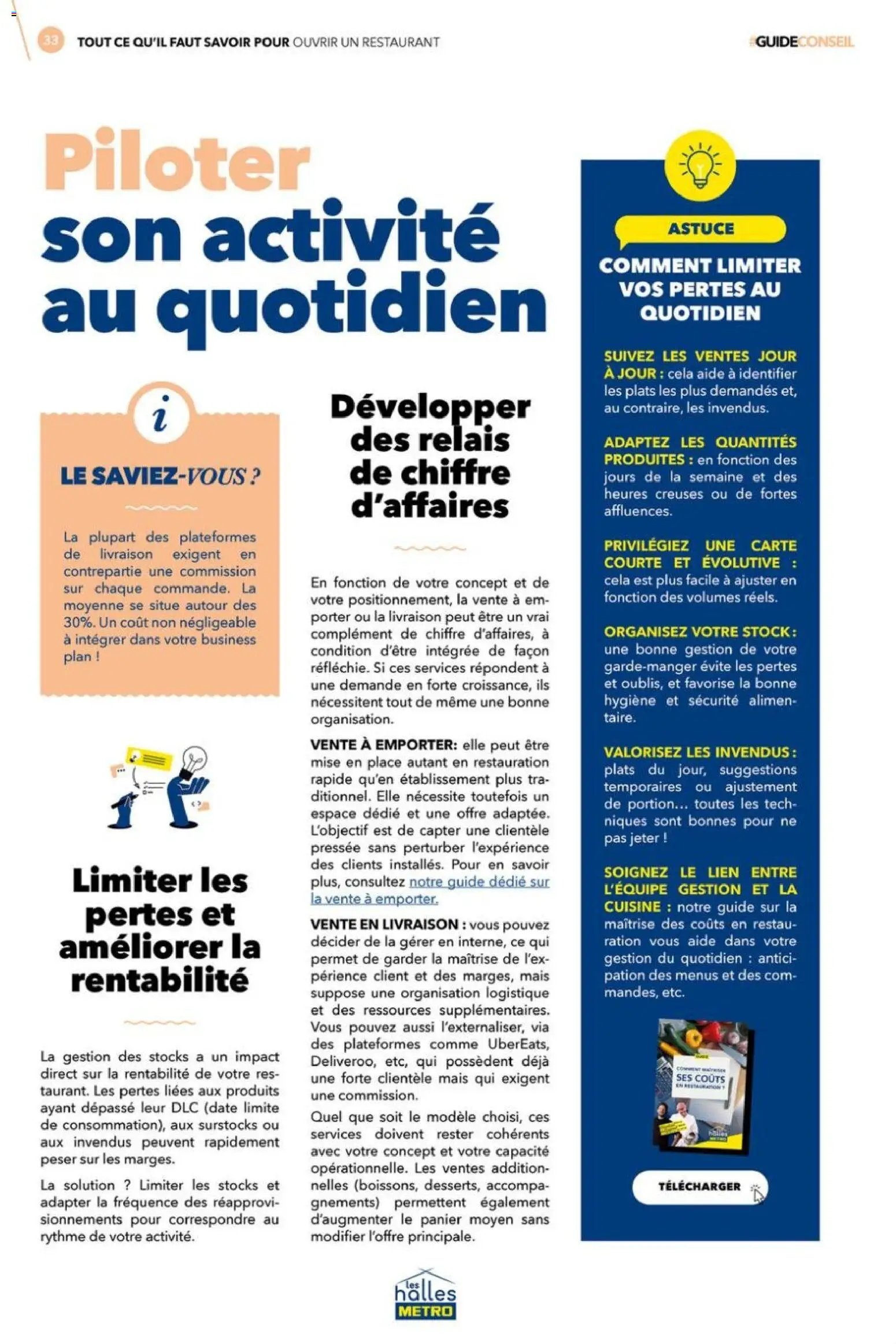 METRO - Tout ce qu'il faut savoir pour ouvrir un restaurant