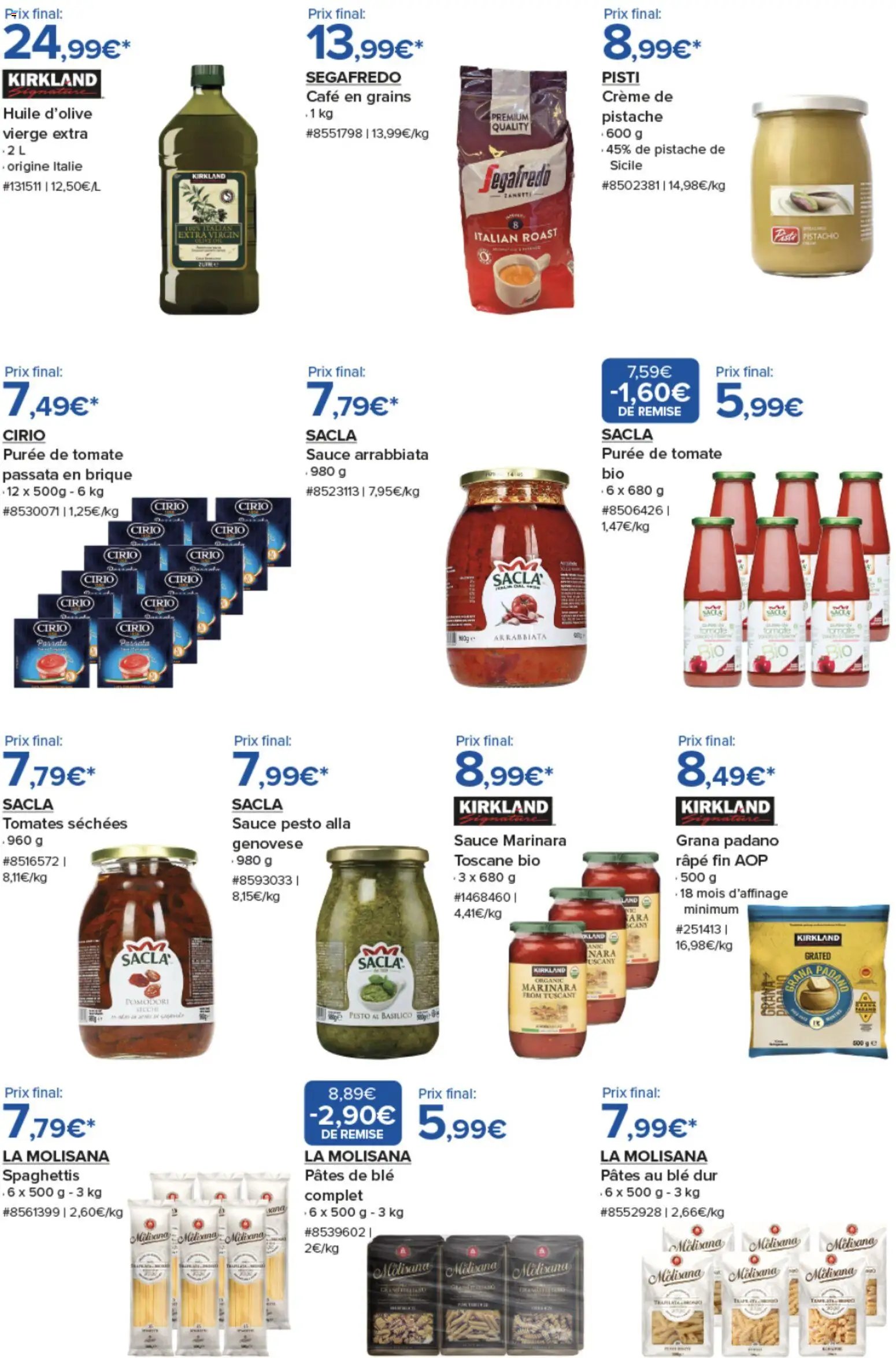 Costco Saveurs d'Italie