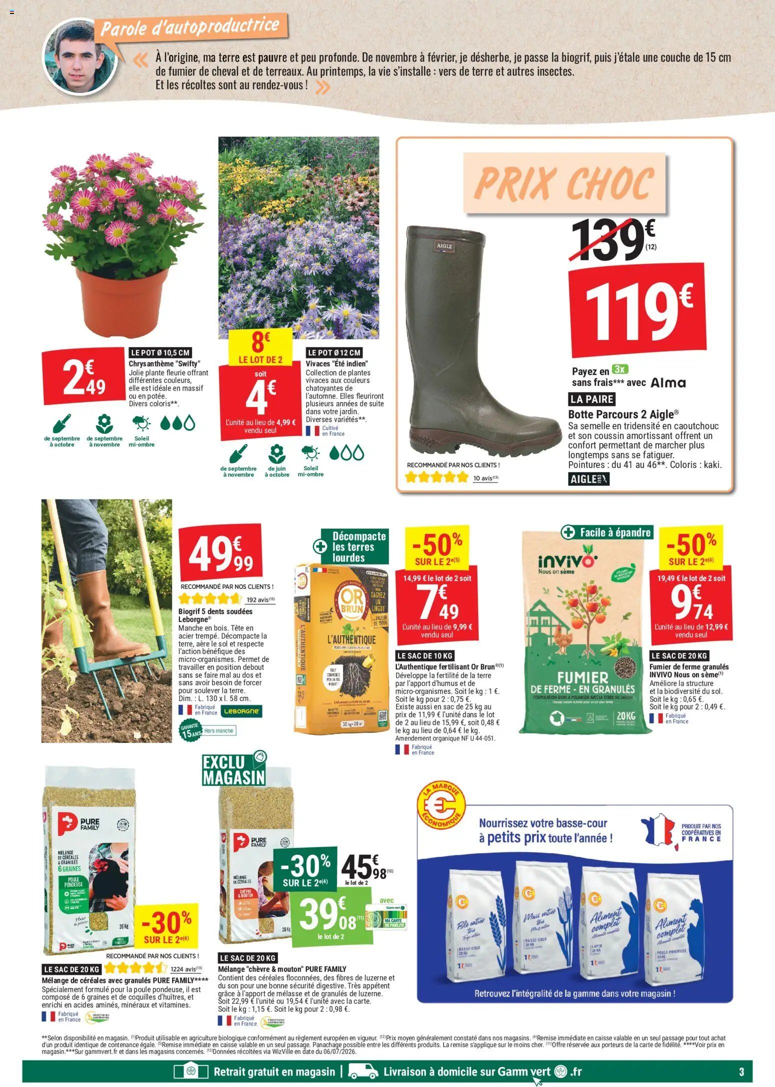 Gamm vert - des promos vertigineuses