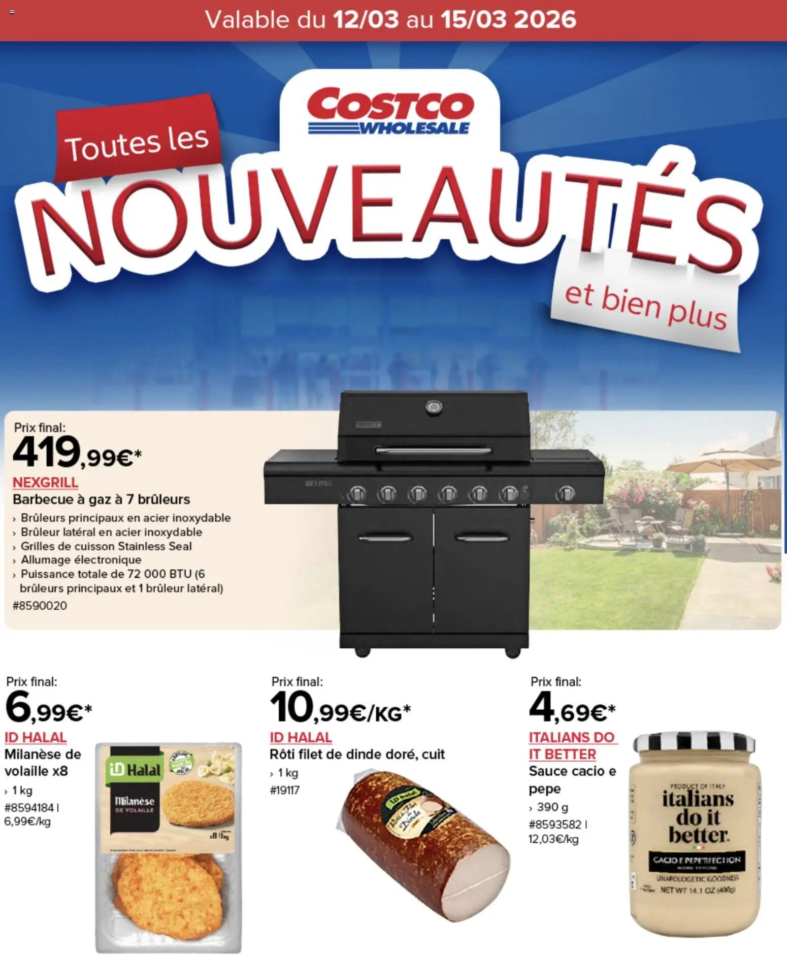 Costco nouveautés
