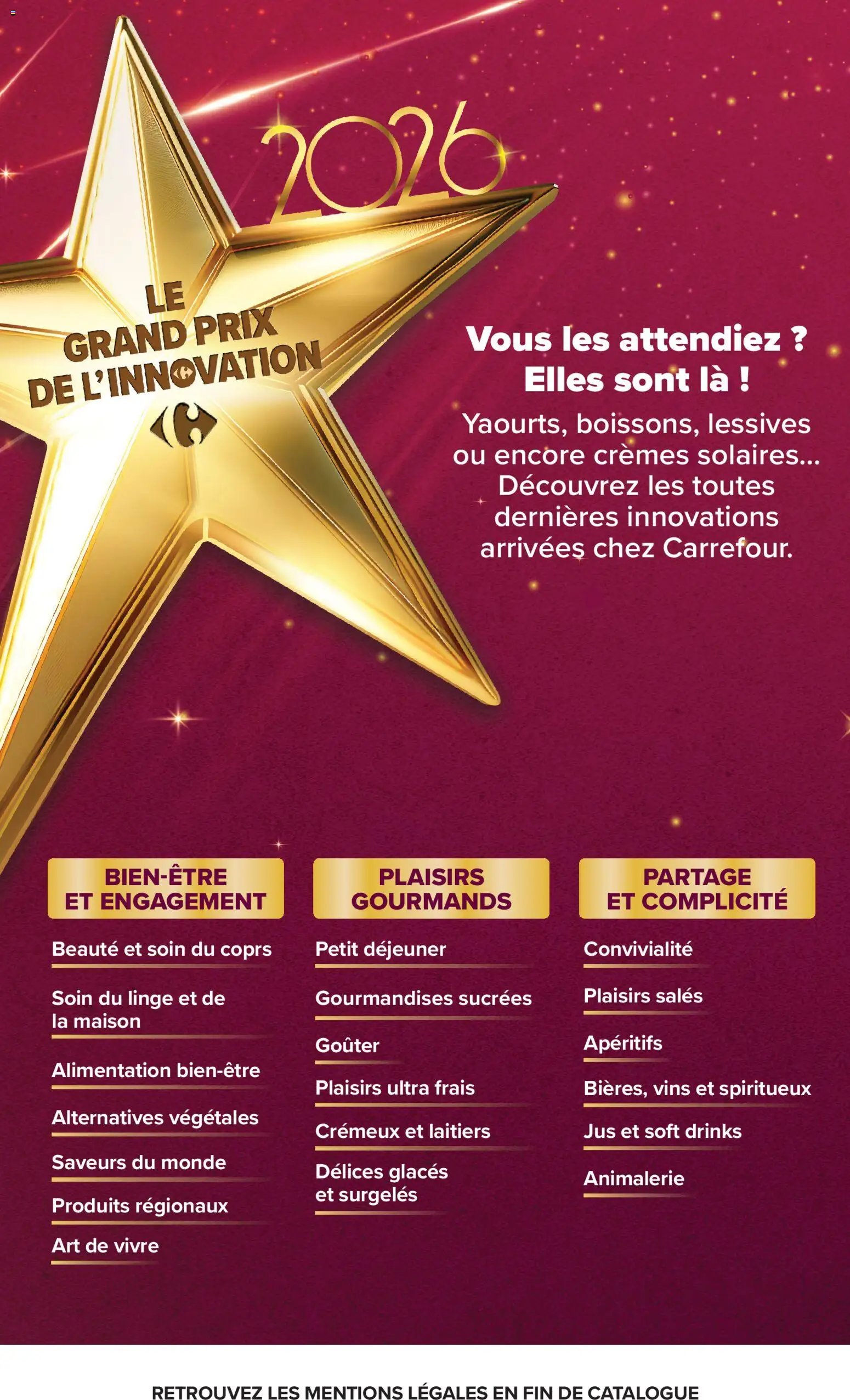 Carrefour Market Le grand prix de l'innovation 2026