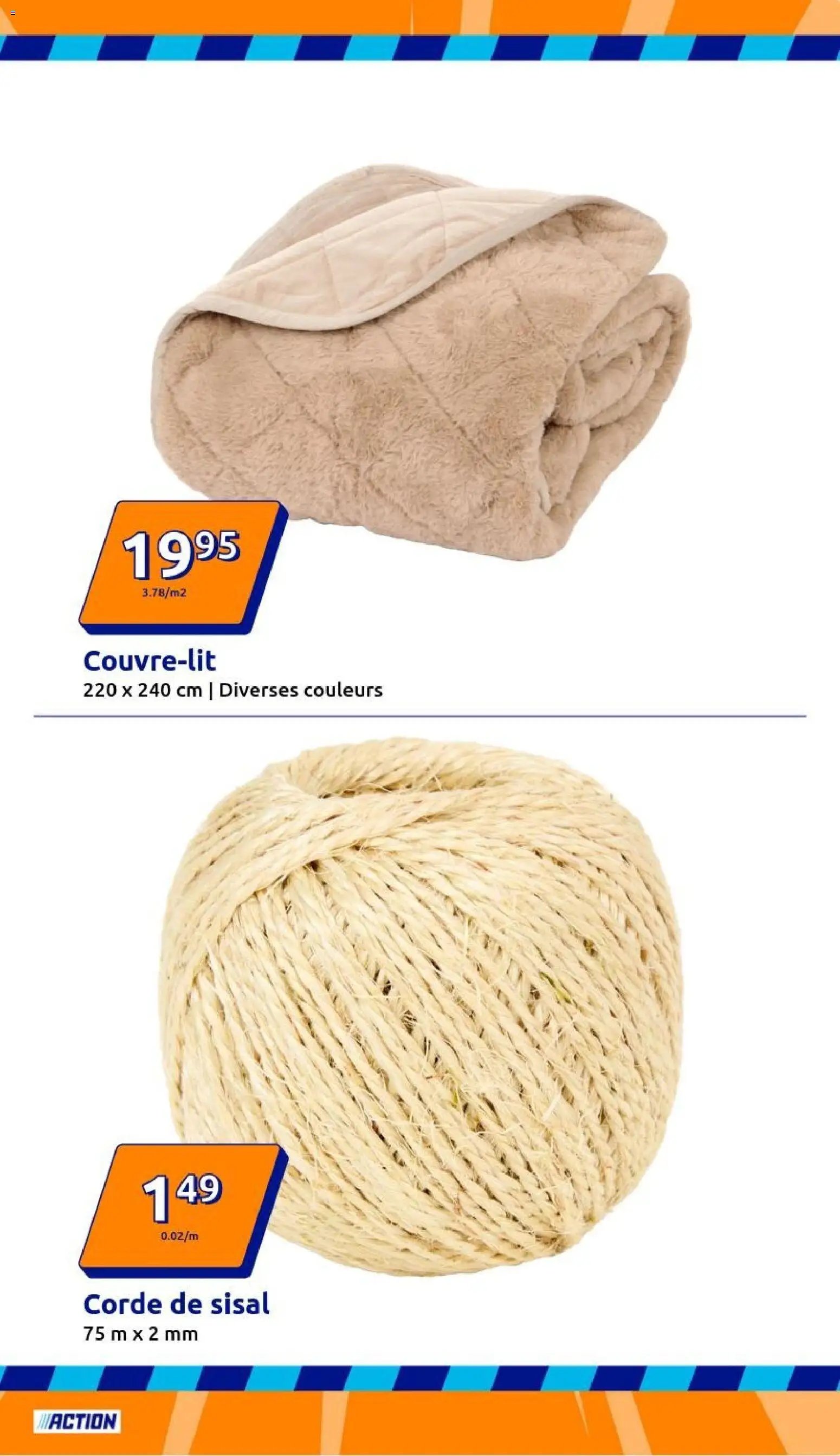 Action catalogue de la semaine 4