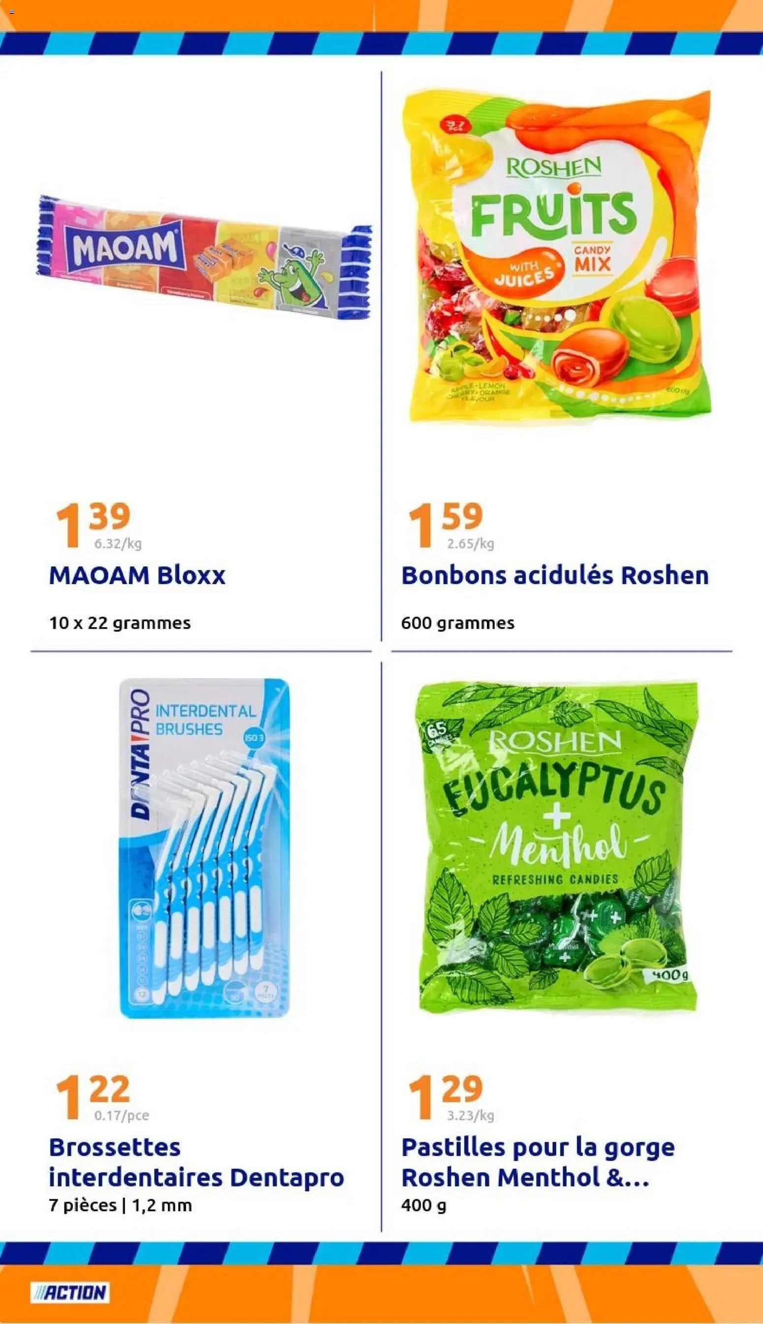 Action catalogue de la semaine 4