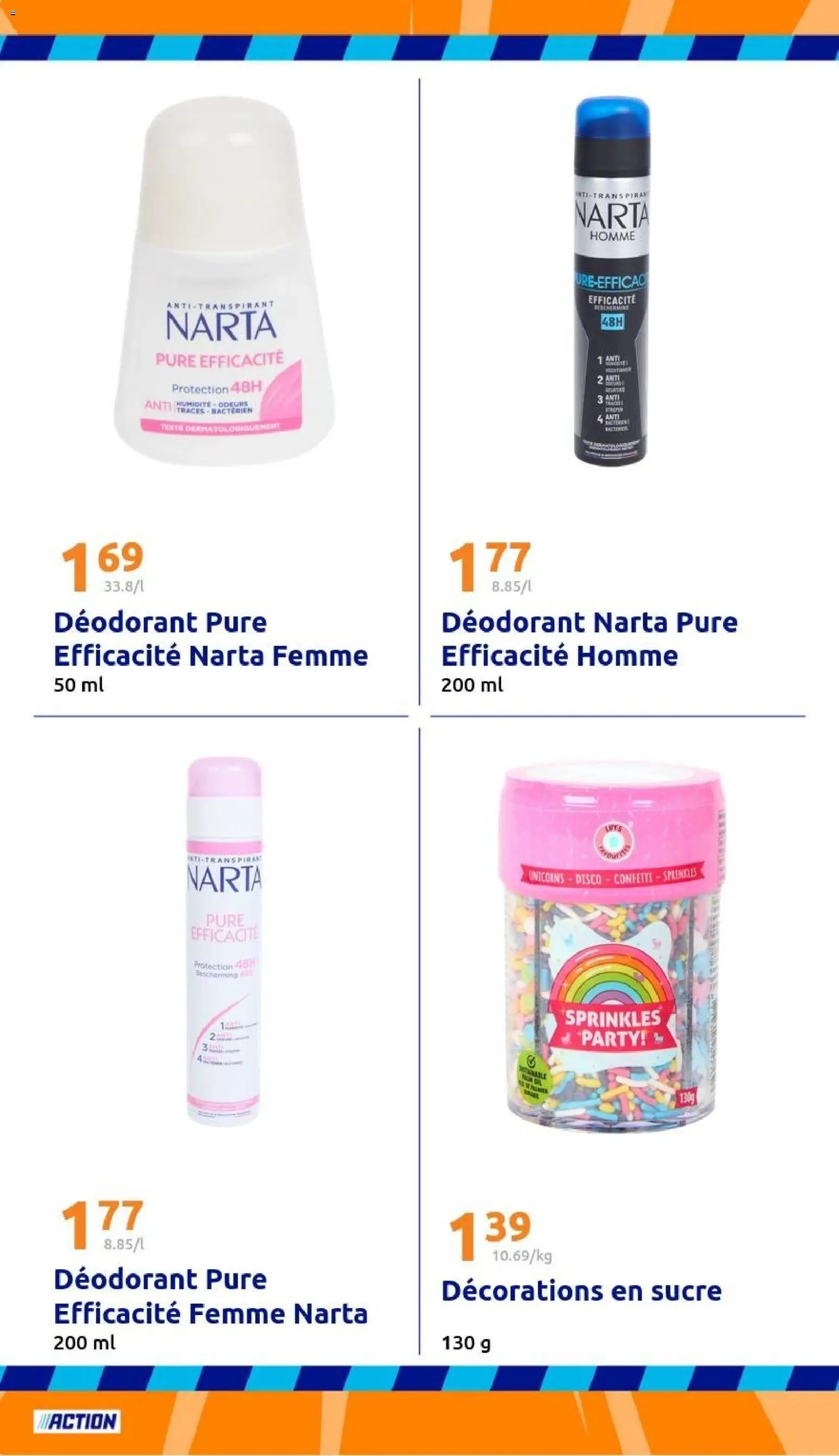 Action catalogue de la semaine 4