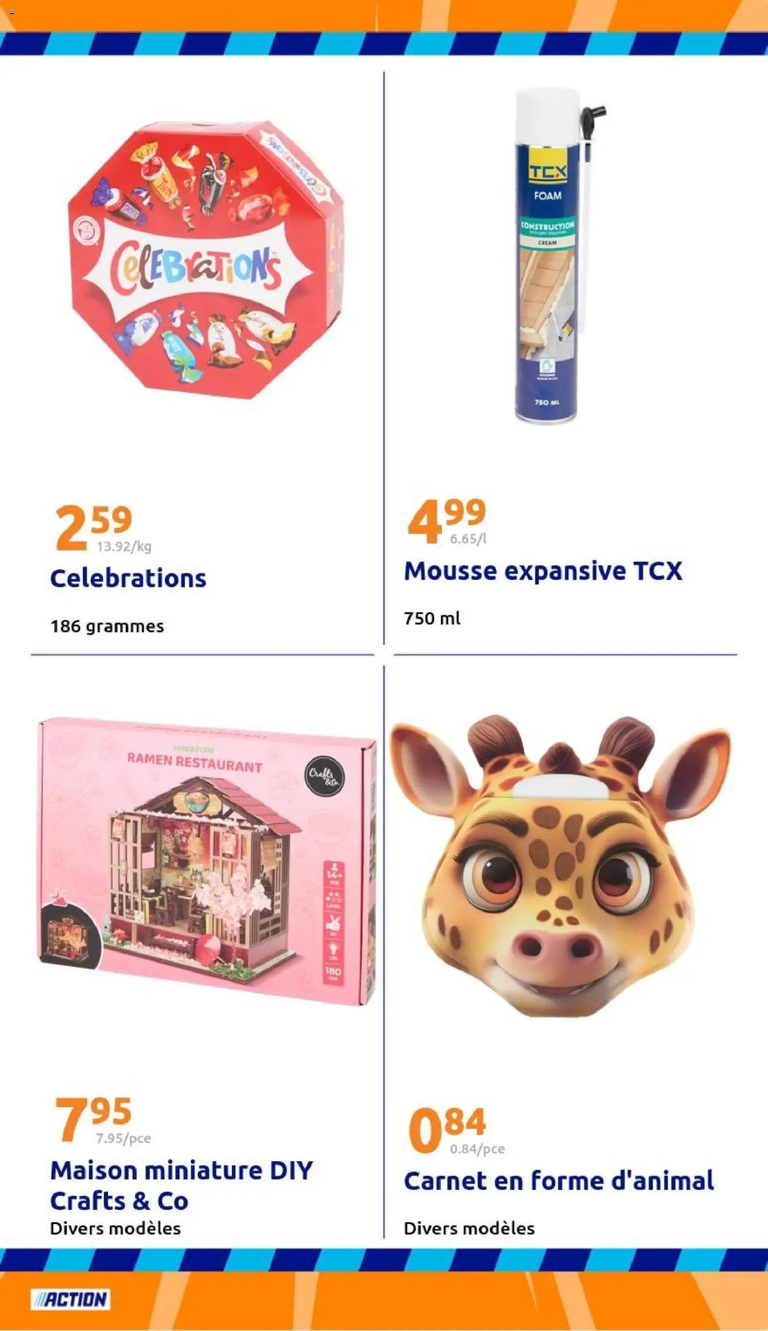 Action catalogue de la semaine 4