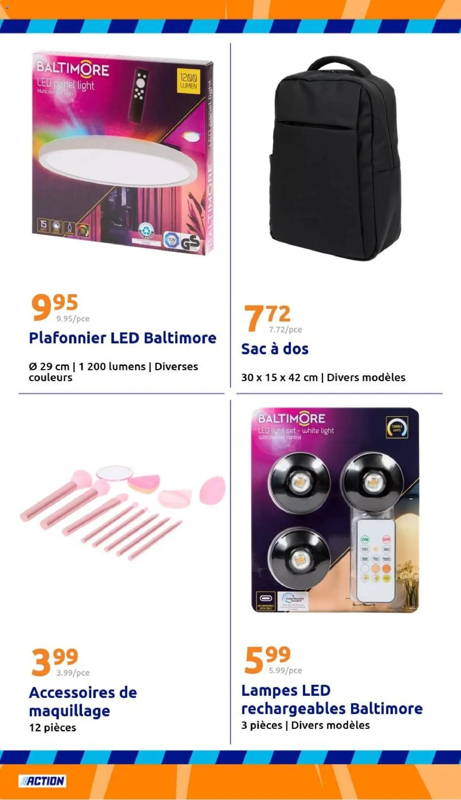 Action catalogue de la semaine 4