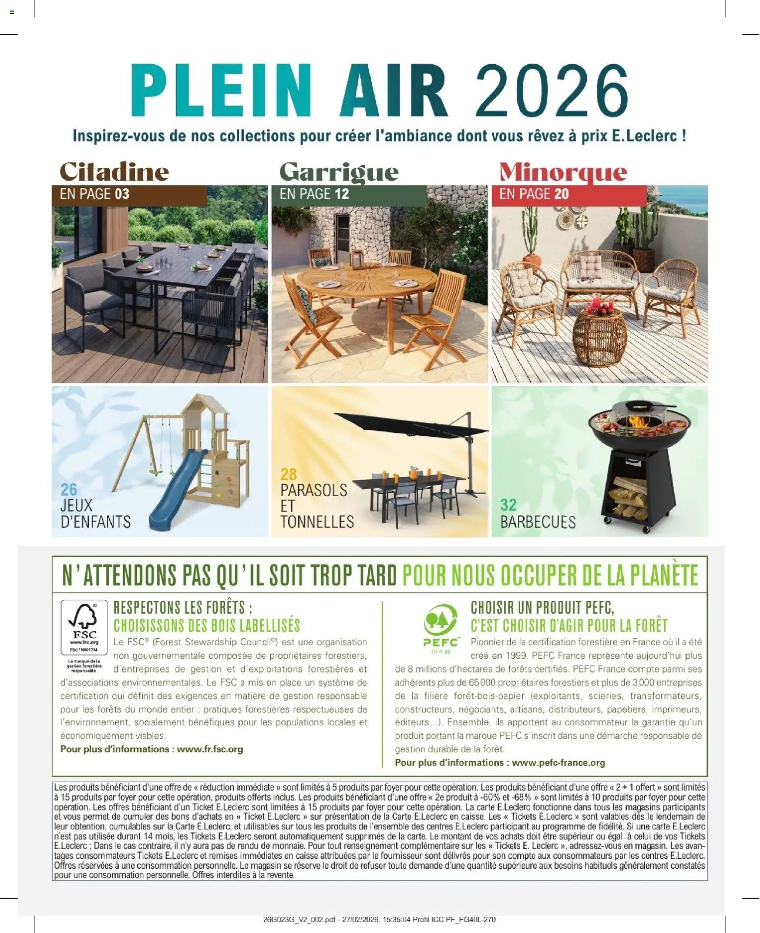 Brico E.Leclerc - Plein air 