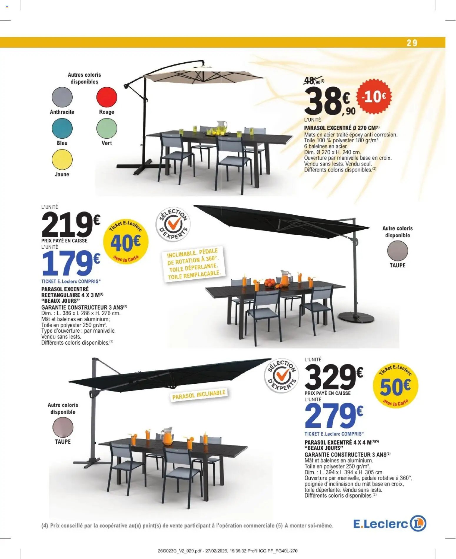 Brico E.Leclerc - Plein air 