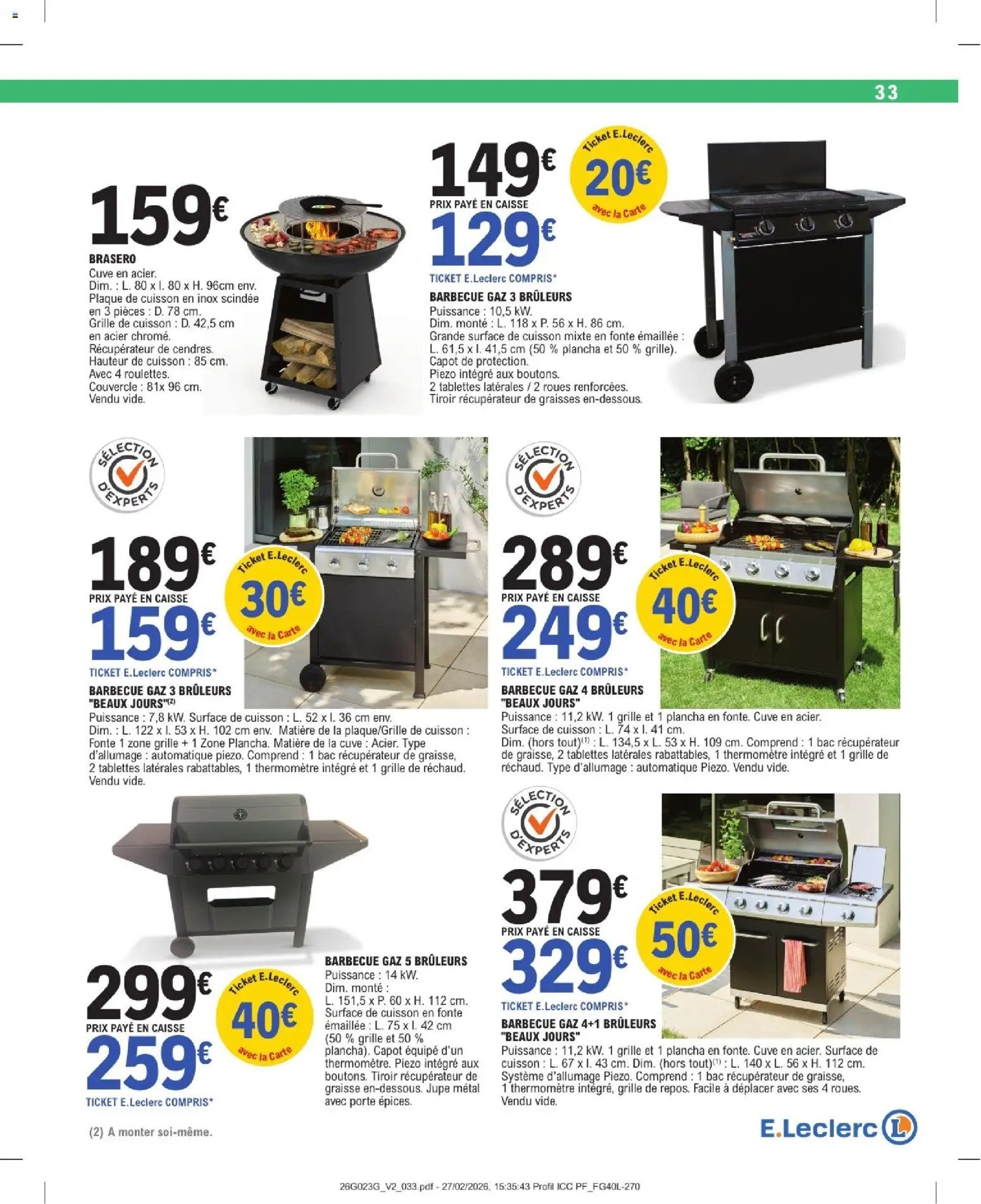 Brico E.Leclerc - Plein air 