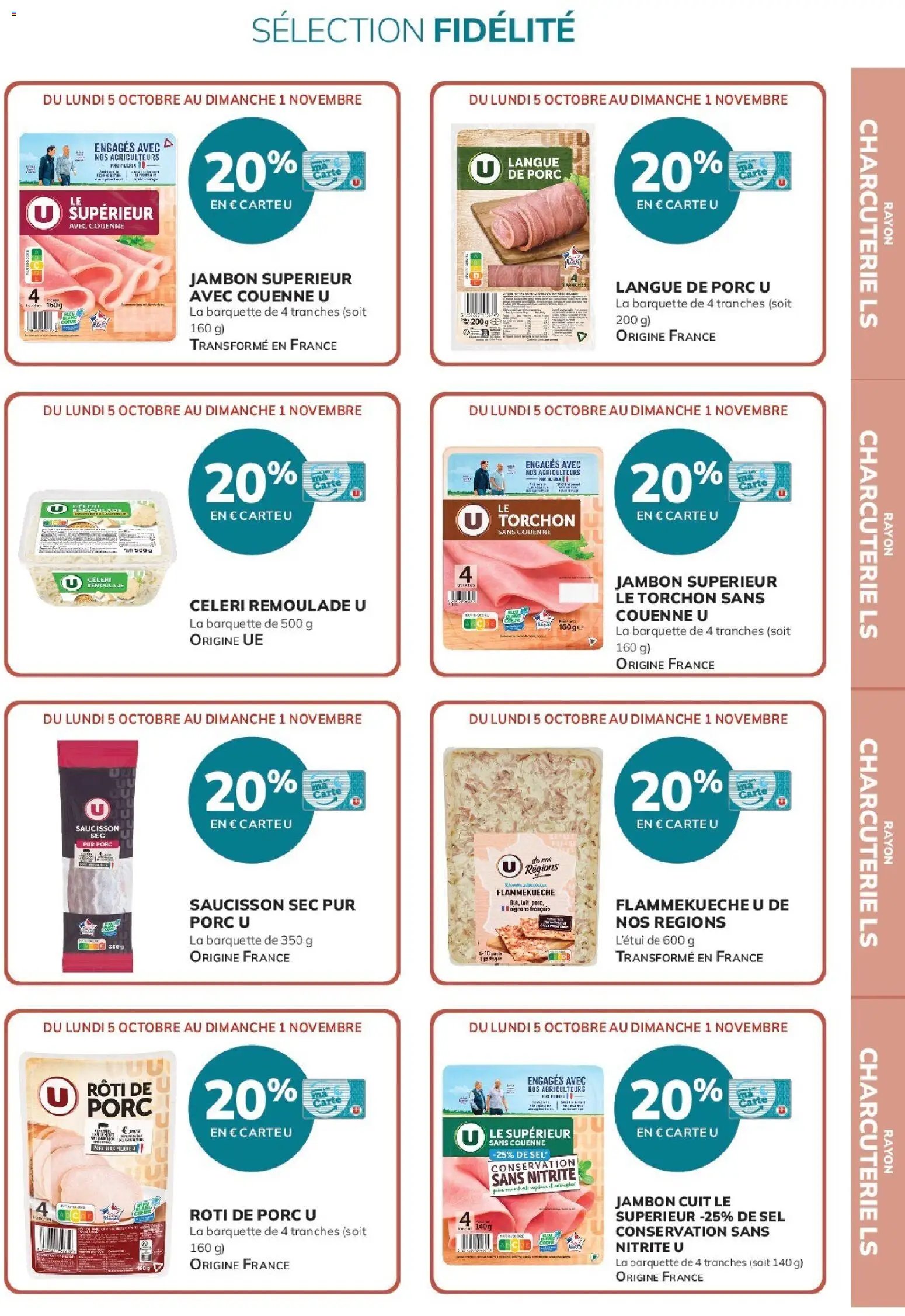 Super U - Ma sélection Carte U Octobre