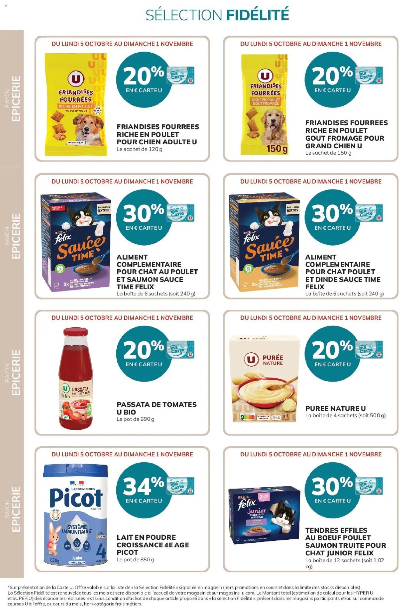 Super U - Ma sélection Carte U Octobre