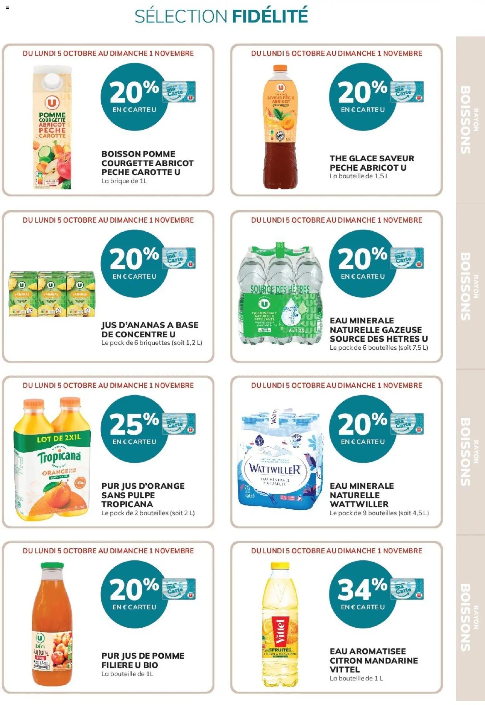 Super U - Ma sélection Carte U Octobre