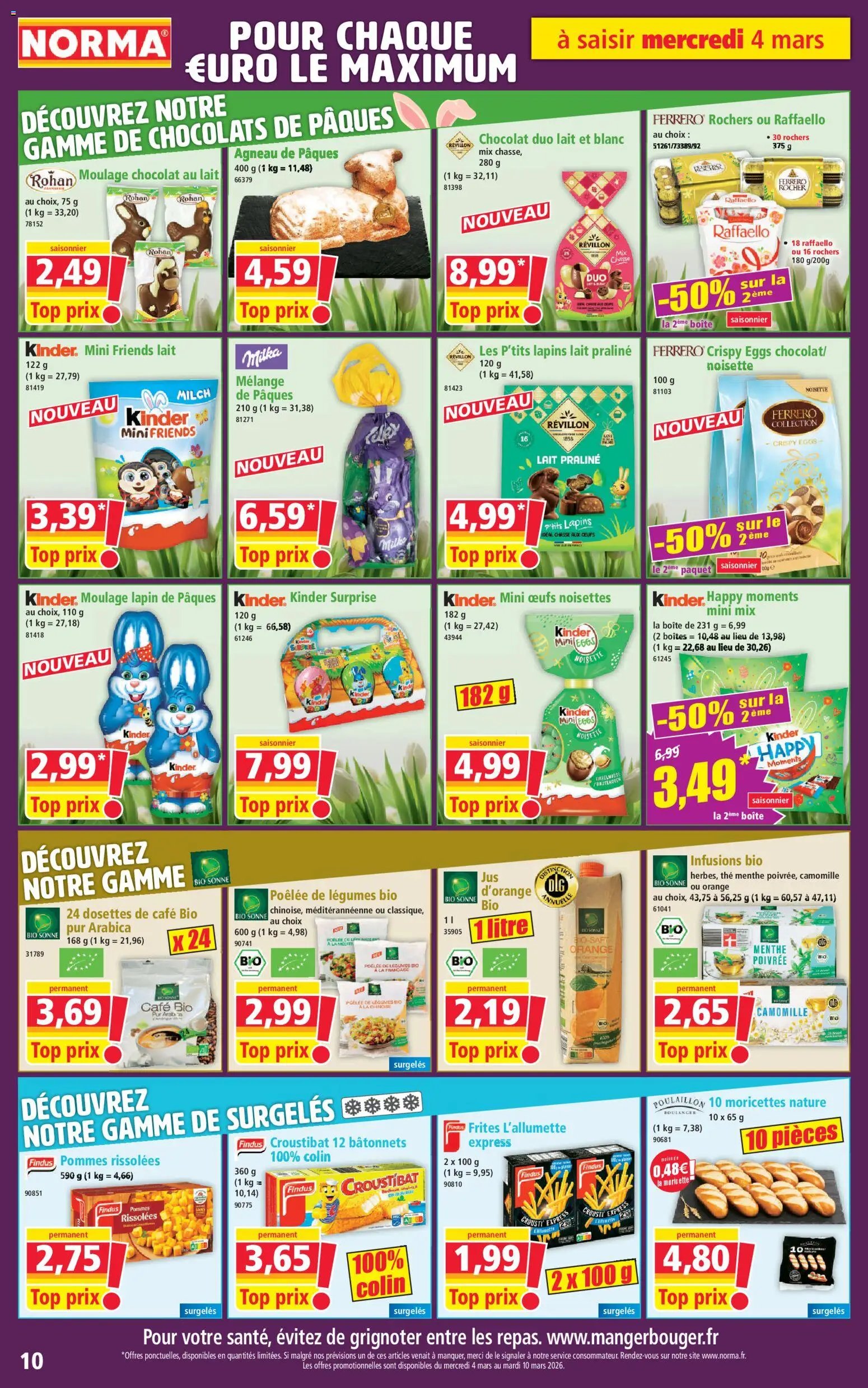 Norma catalogue (2026-03-04 - 2026-03-10)
