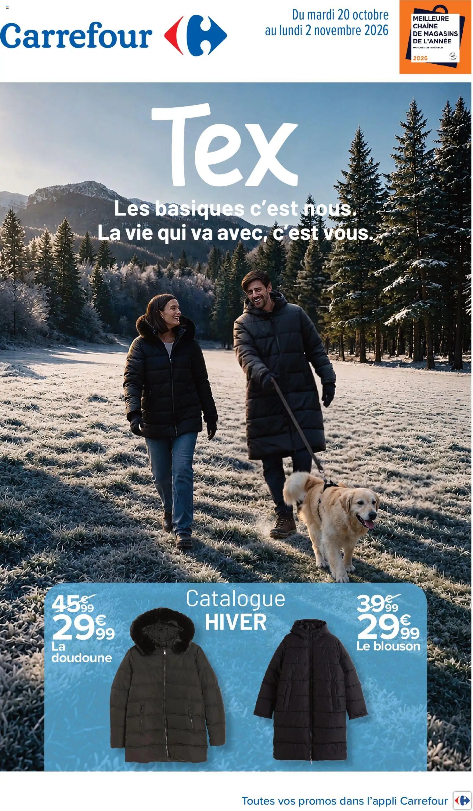 Carrefour Tex catalogue hiver