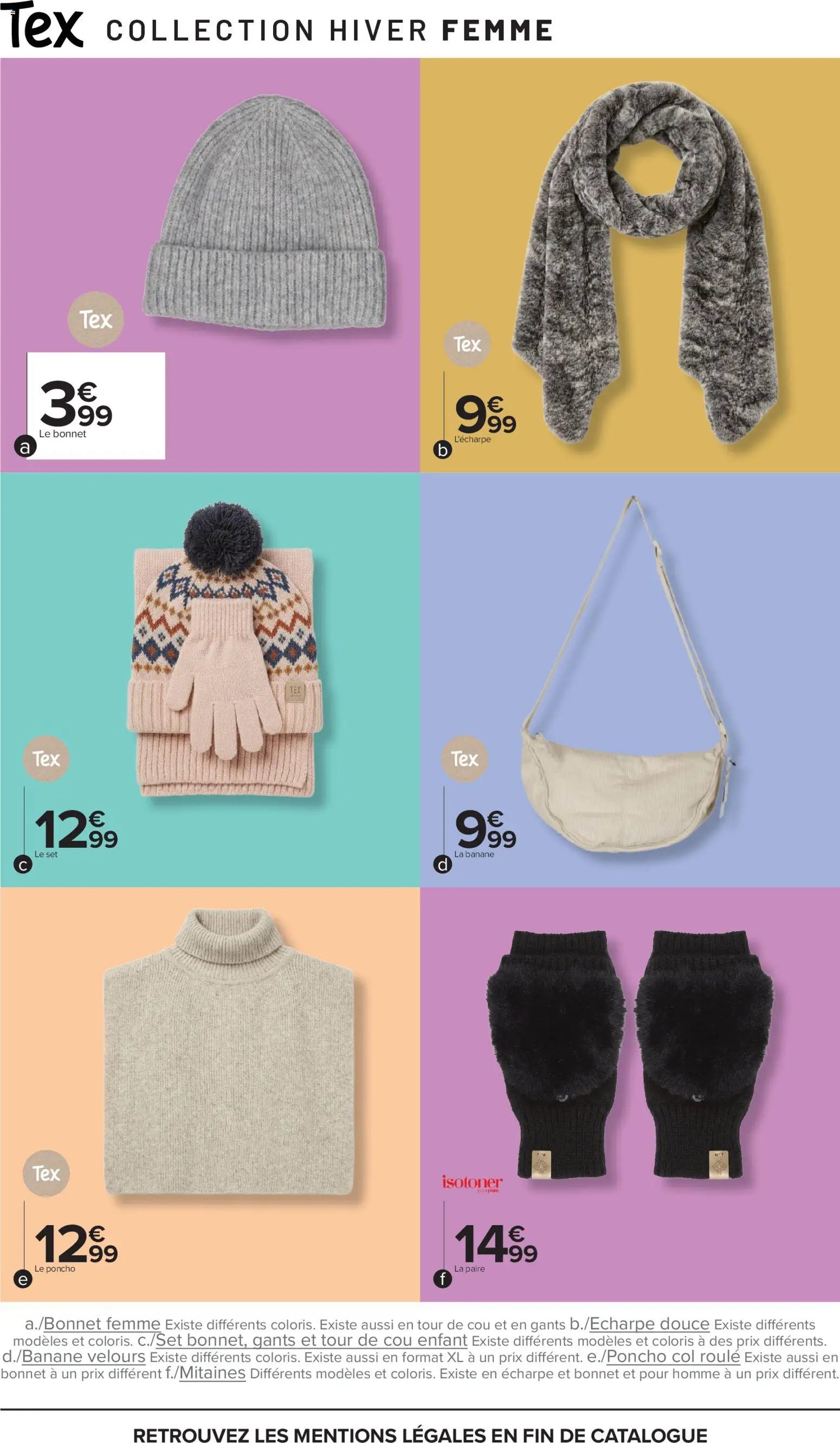 Carrefour Tex catalogue hiver