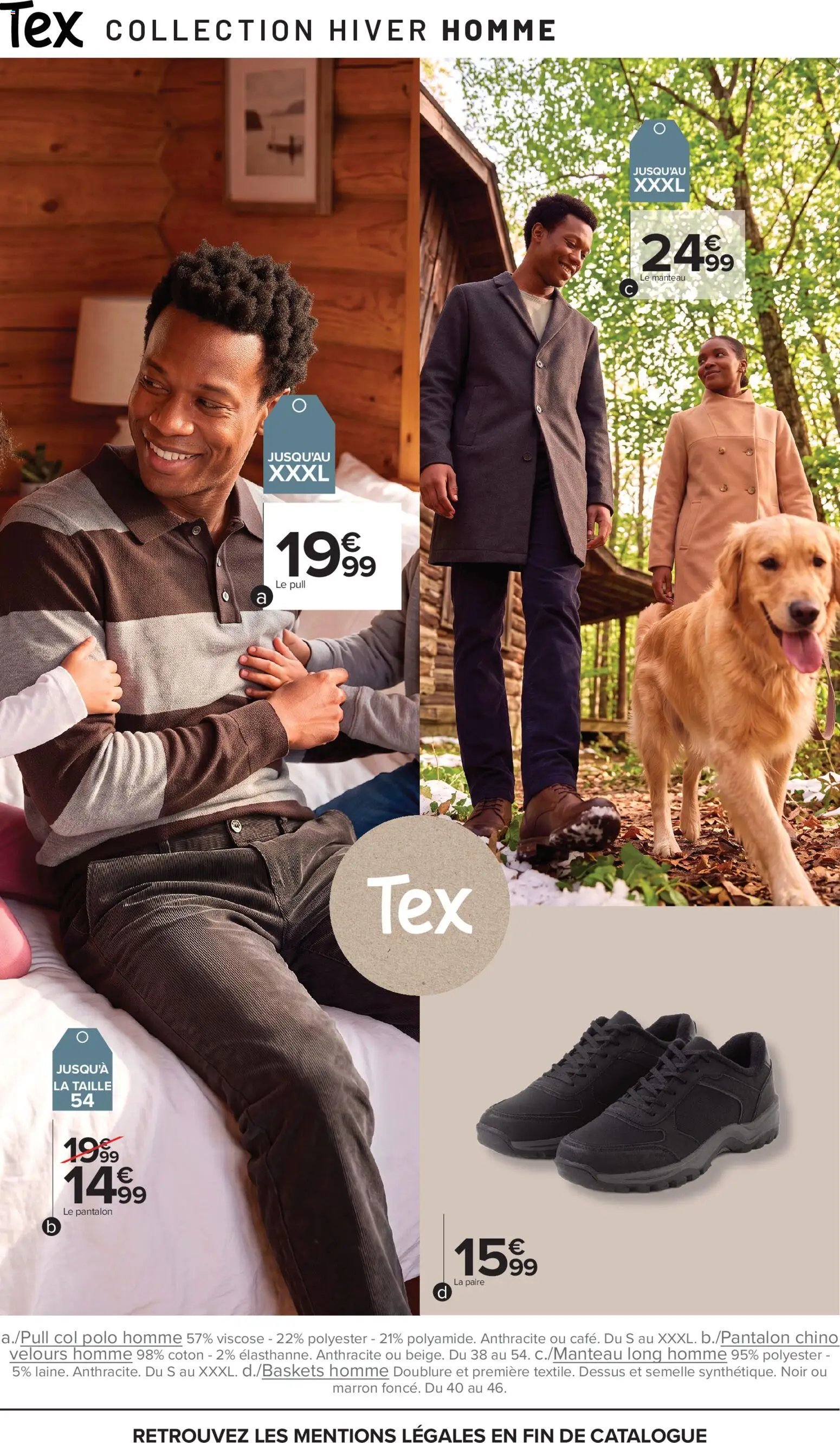 Carrefour Tex catalogue hiver