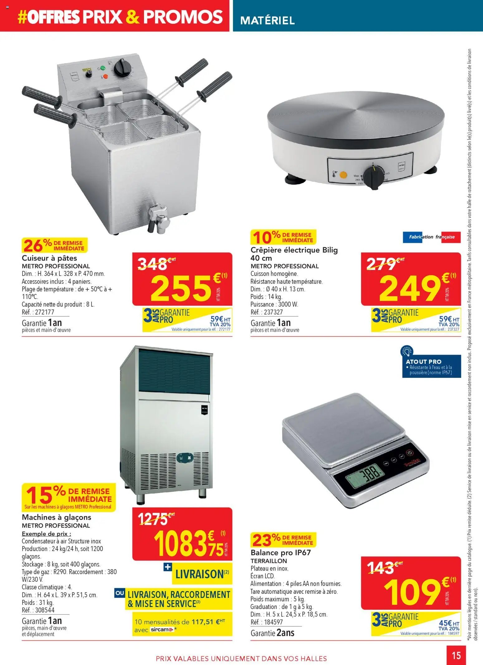 METRO Offres Prix & Promos Equipement