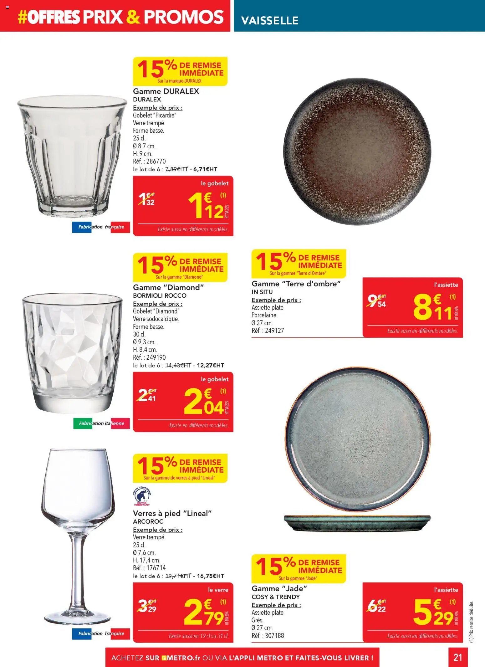 METRO Offres Prix & Promos Equipement