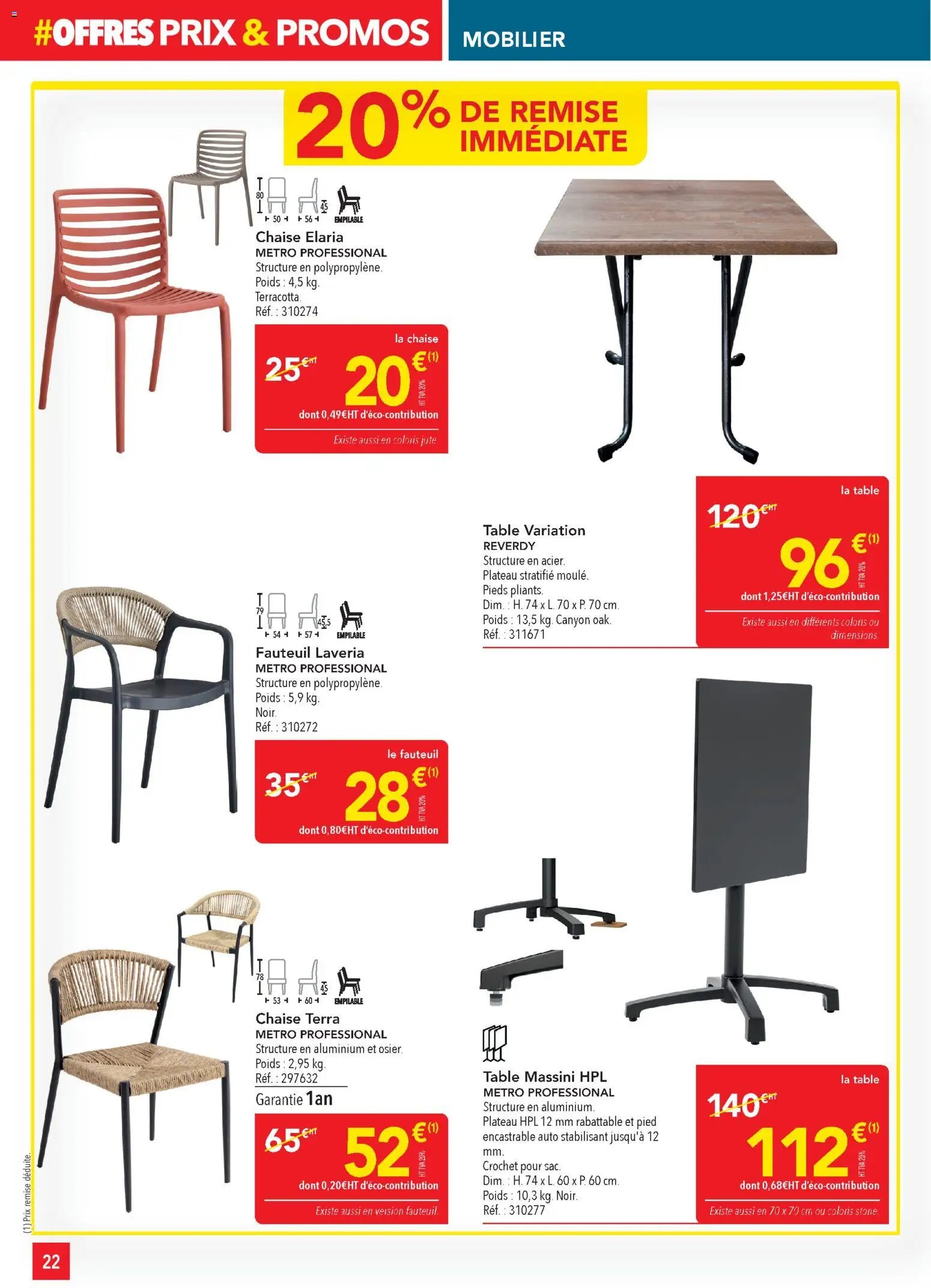 METRO Offres Prix & Promos Equipement