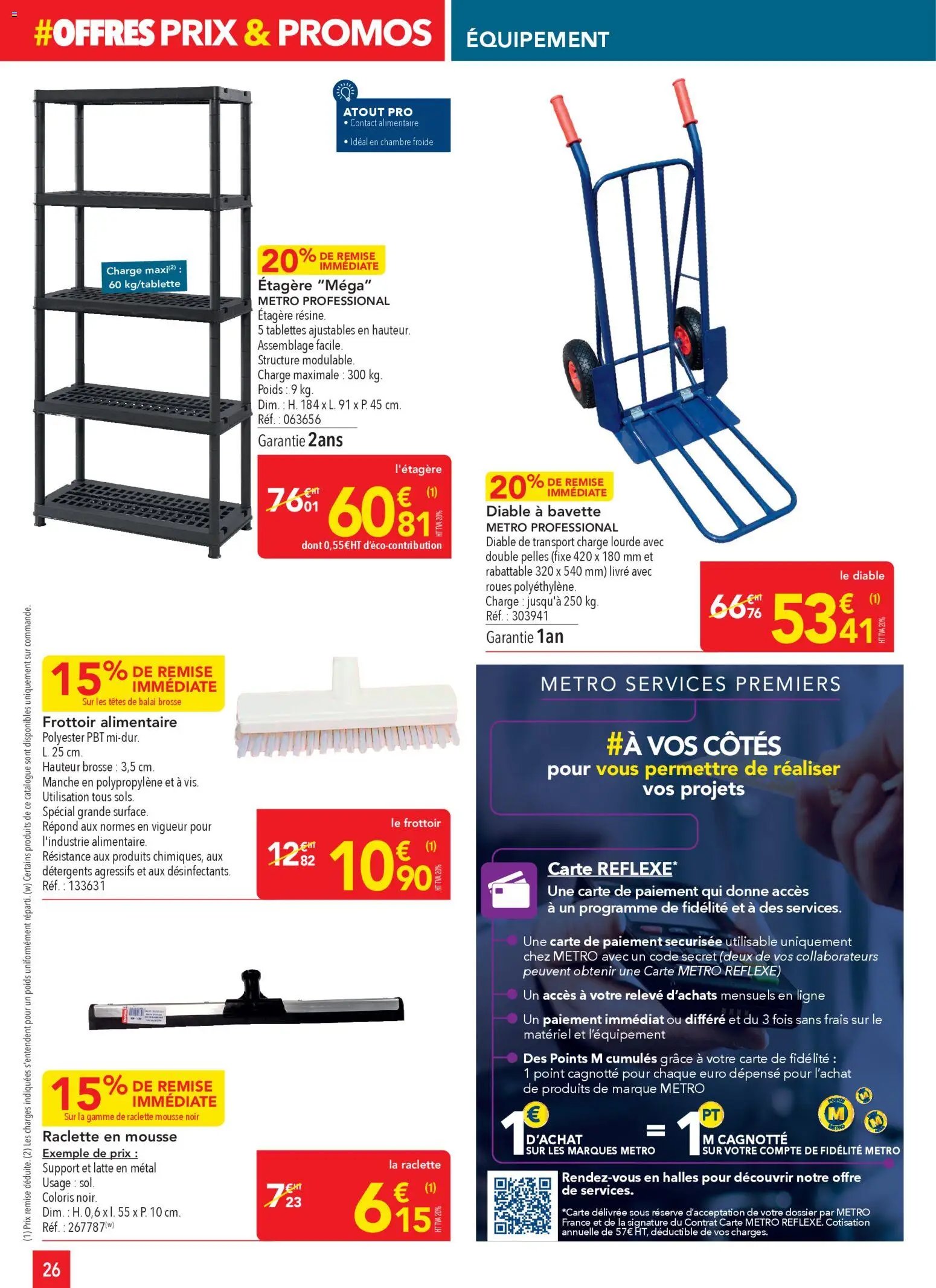 METRO Offres Prix & Promos Equipement