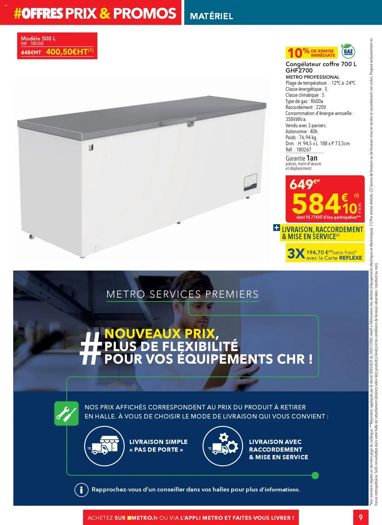 METRO Offres Prix & Promos Equipement