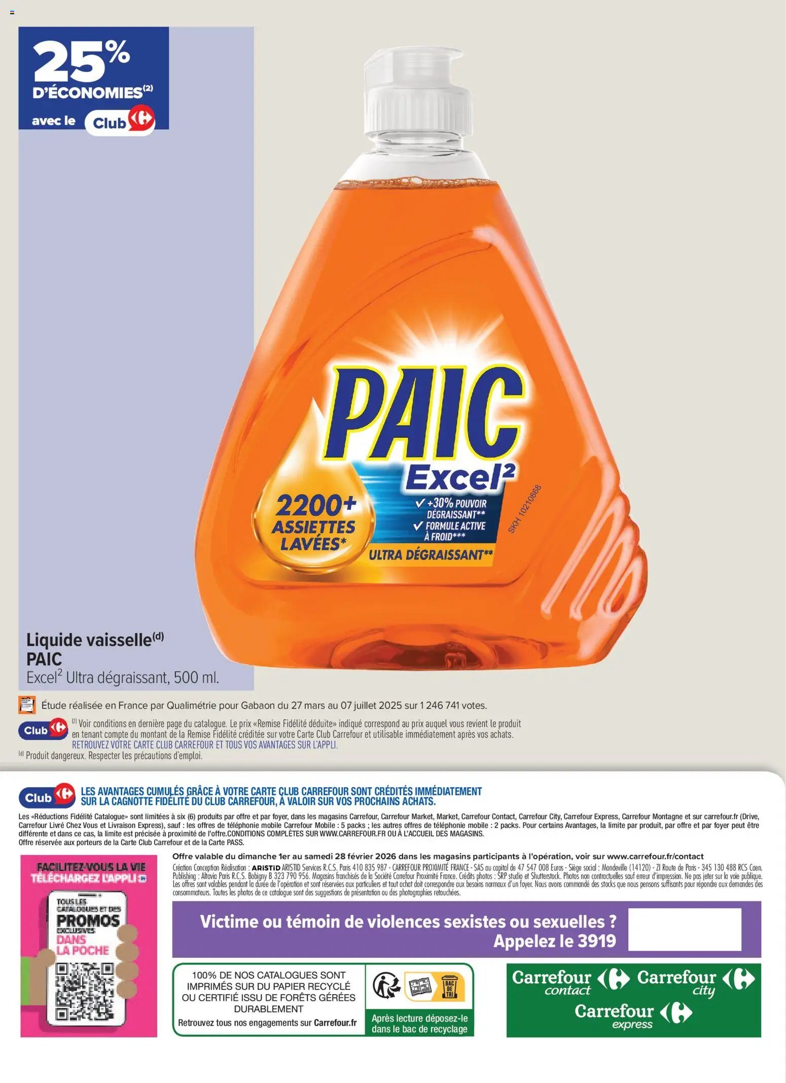 Carrefour contact catalogue (2026-02-01 - 2026-02-28)