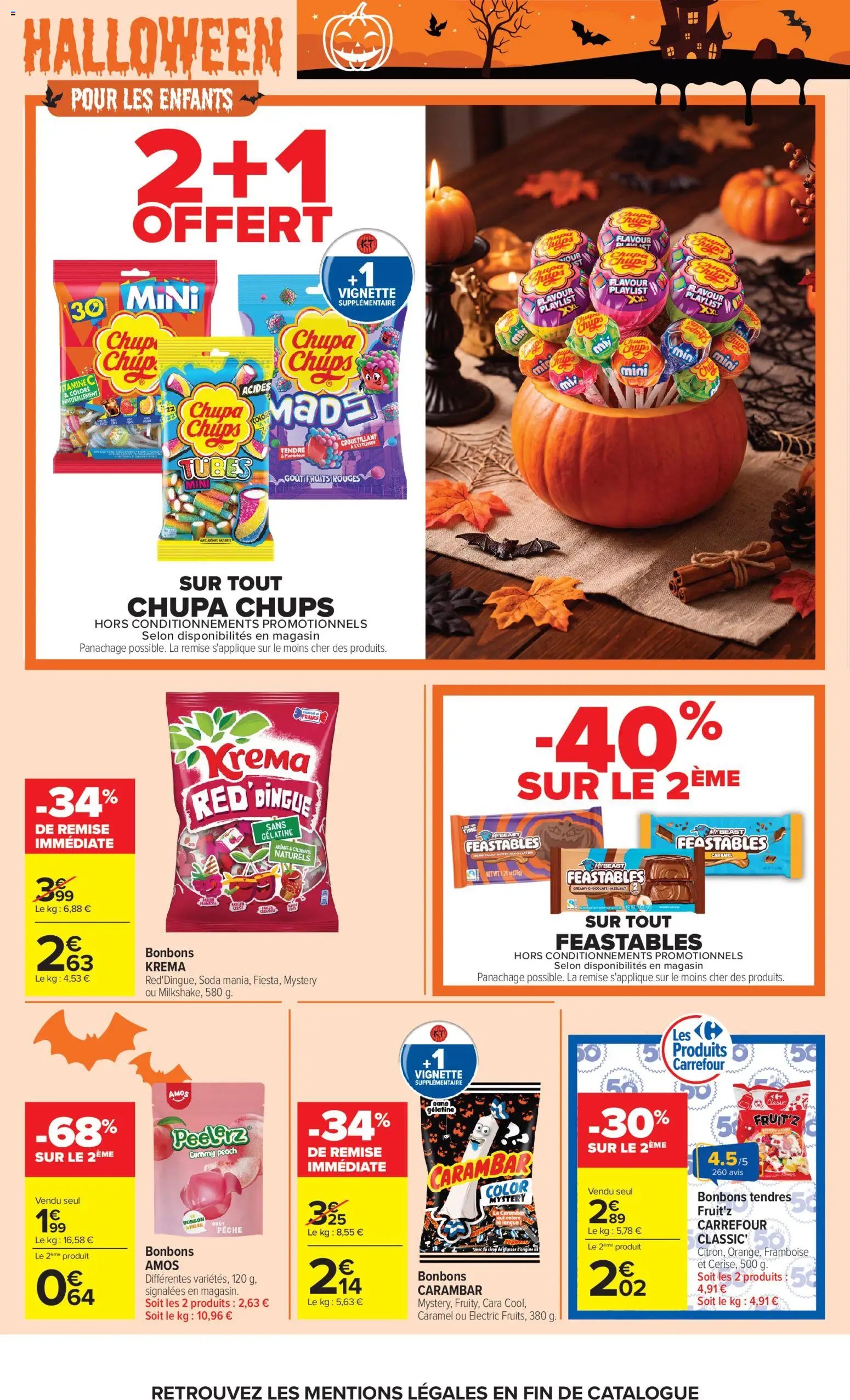 Carrefour Market Haha Halloween, des prix affreusement ridicules