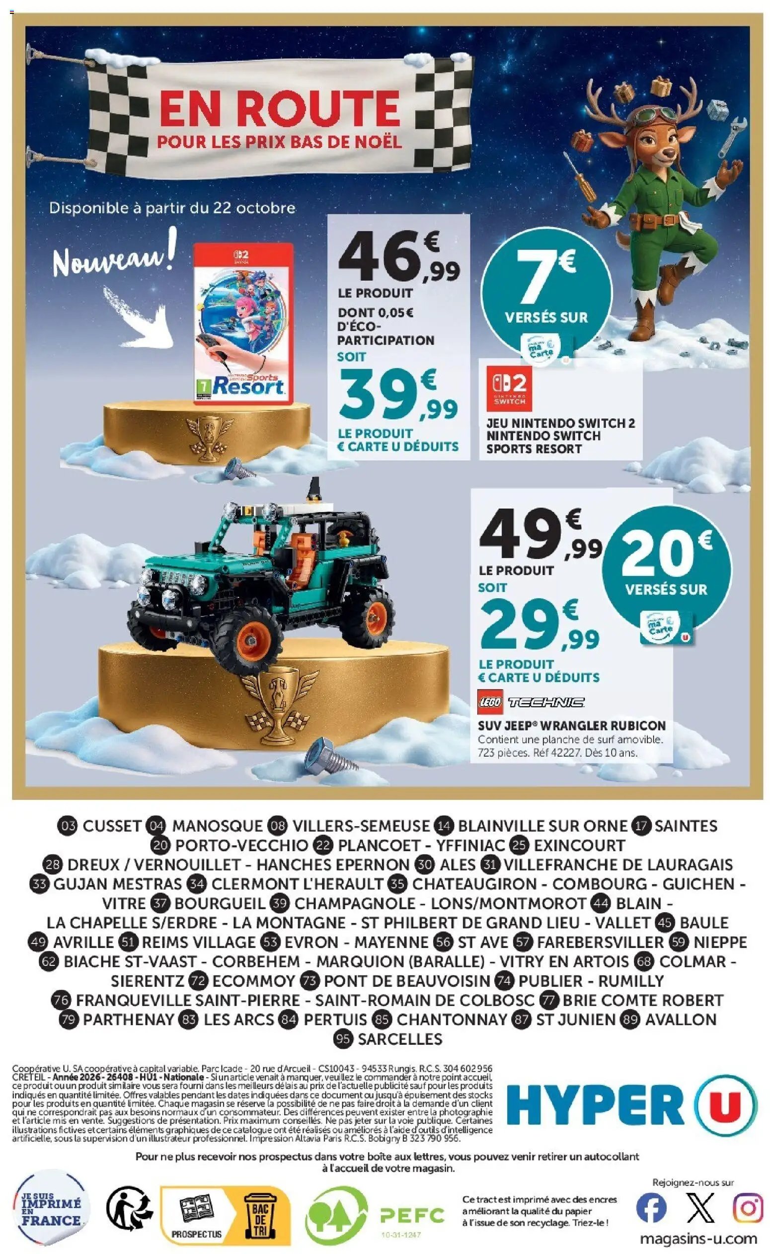 Hyper U - Prix bas de Noël