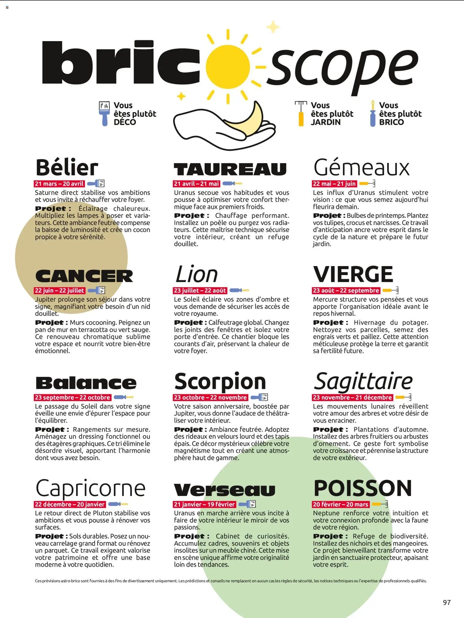 Mr. Bricolage catalogue Automne