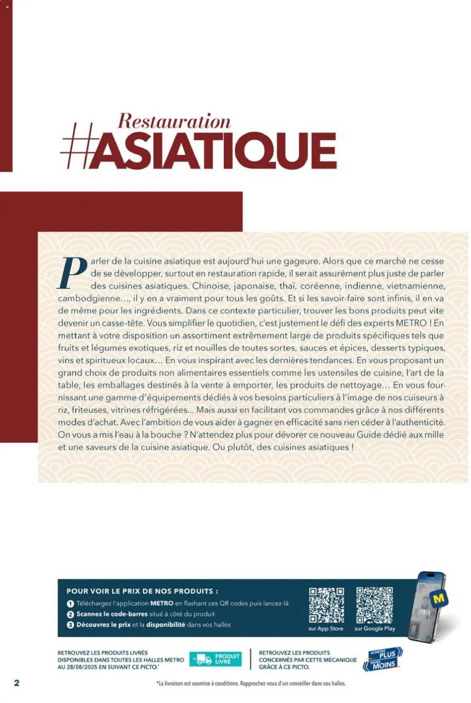 METRO - Restauration asiatique