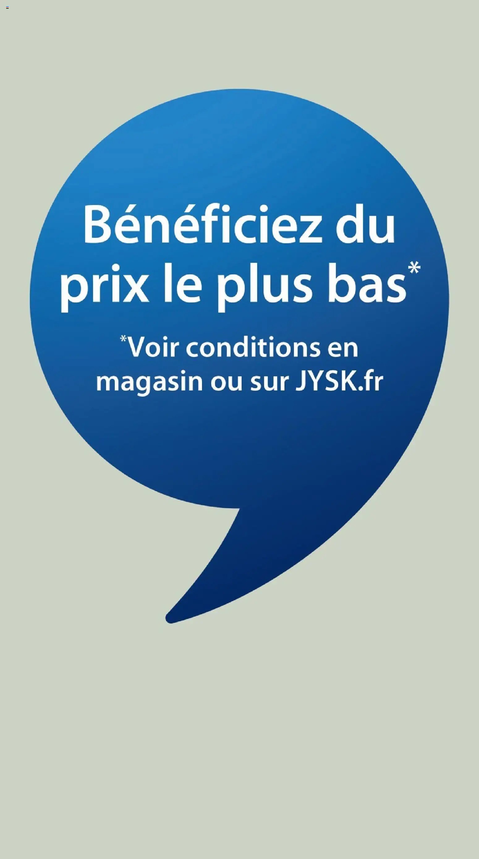 Jysk offres de printemps (2026-04-28 - 2026-05-11)