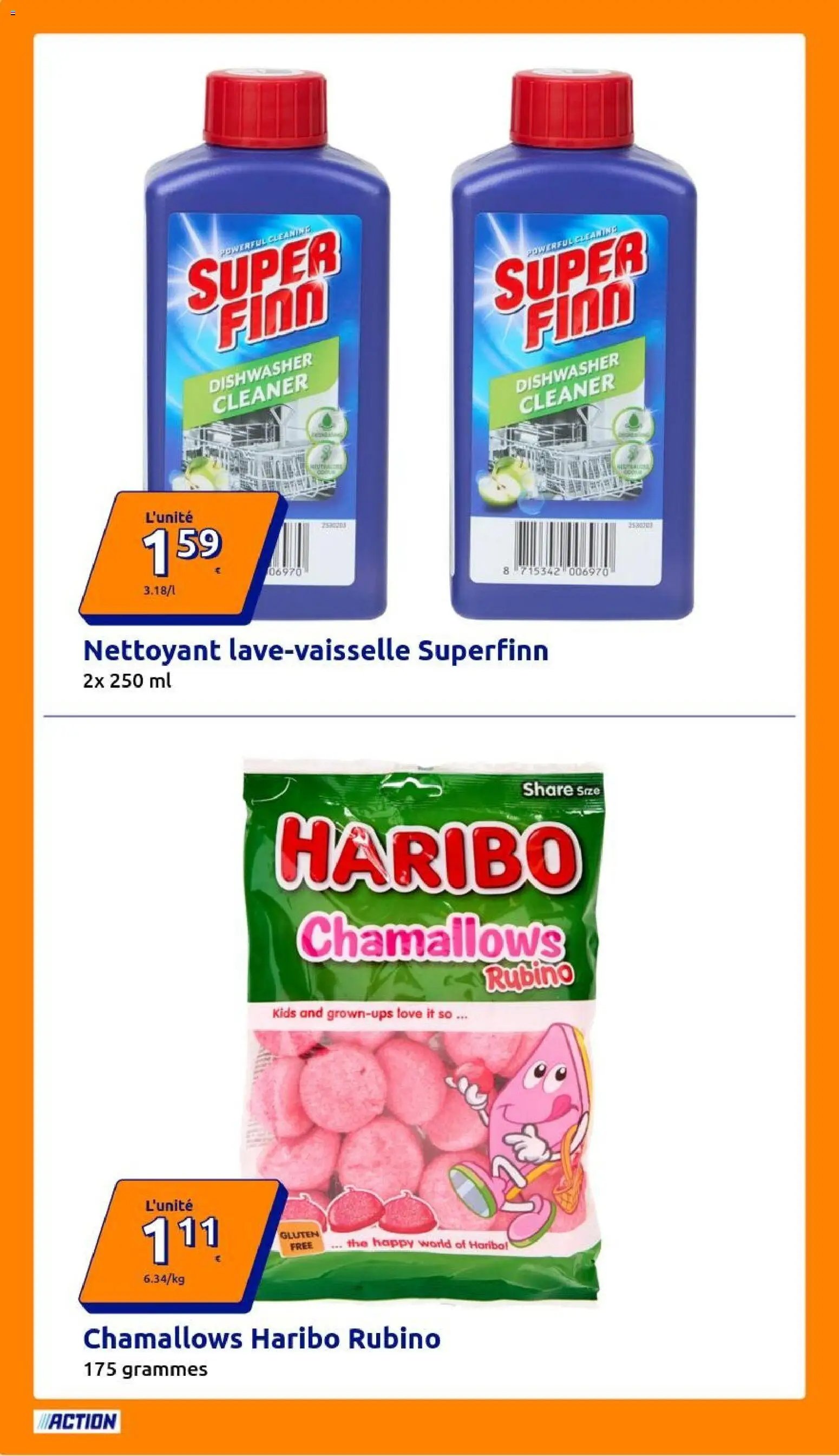 Action catalogue